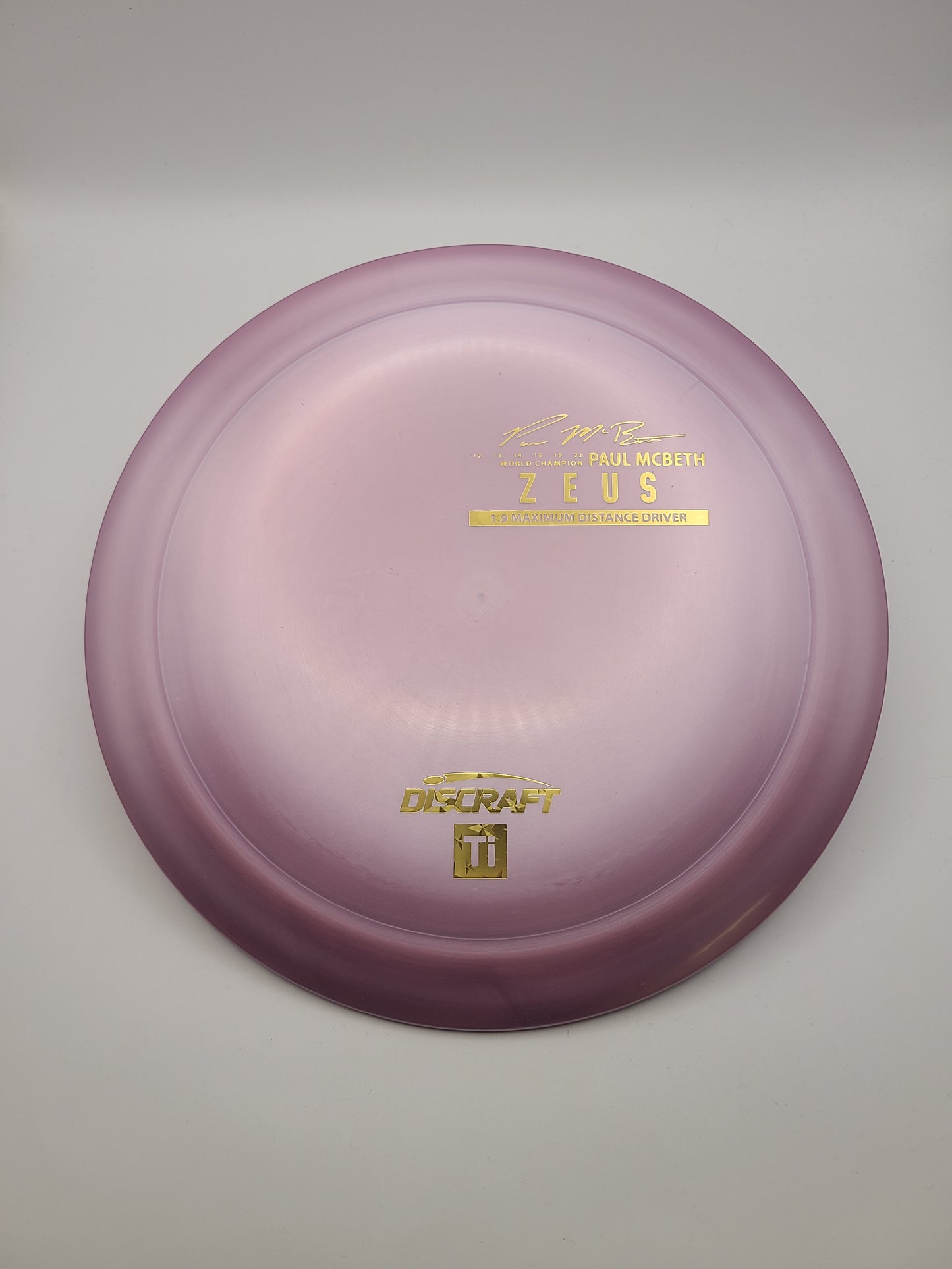 Discraft Titanium Zeus Paul McBeth