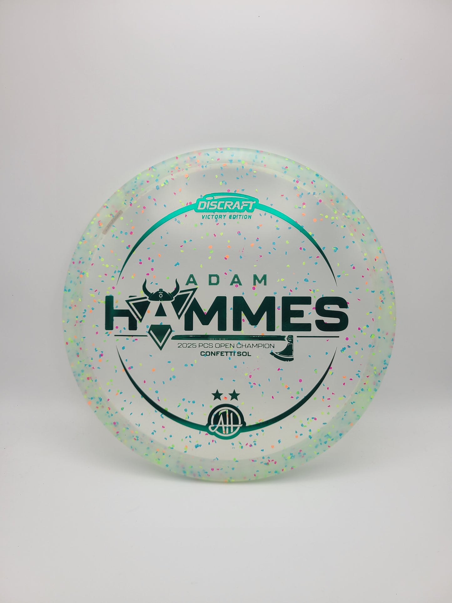 Discraft Victory Edition Confetti Sol - Adam Hammes 2025 PCS Open Champion 4/5/-3/0