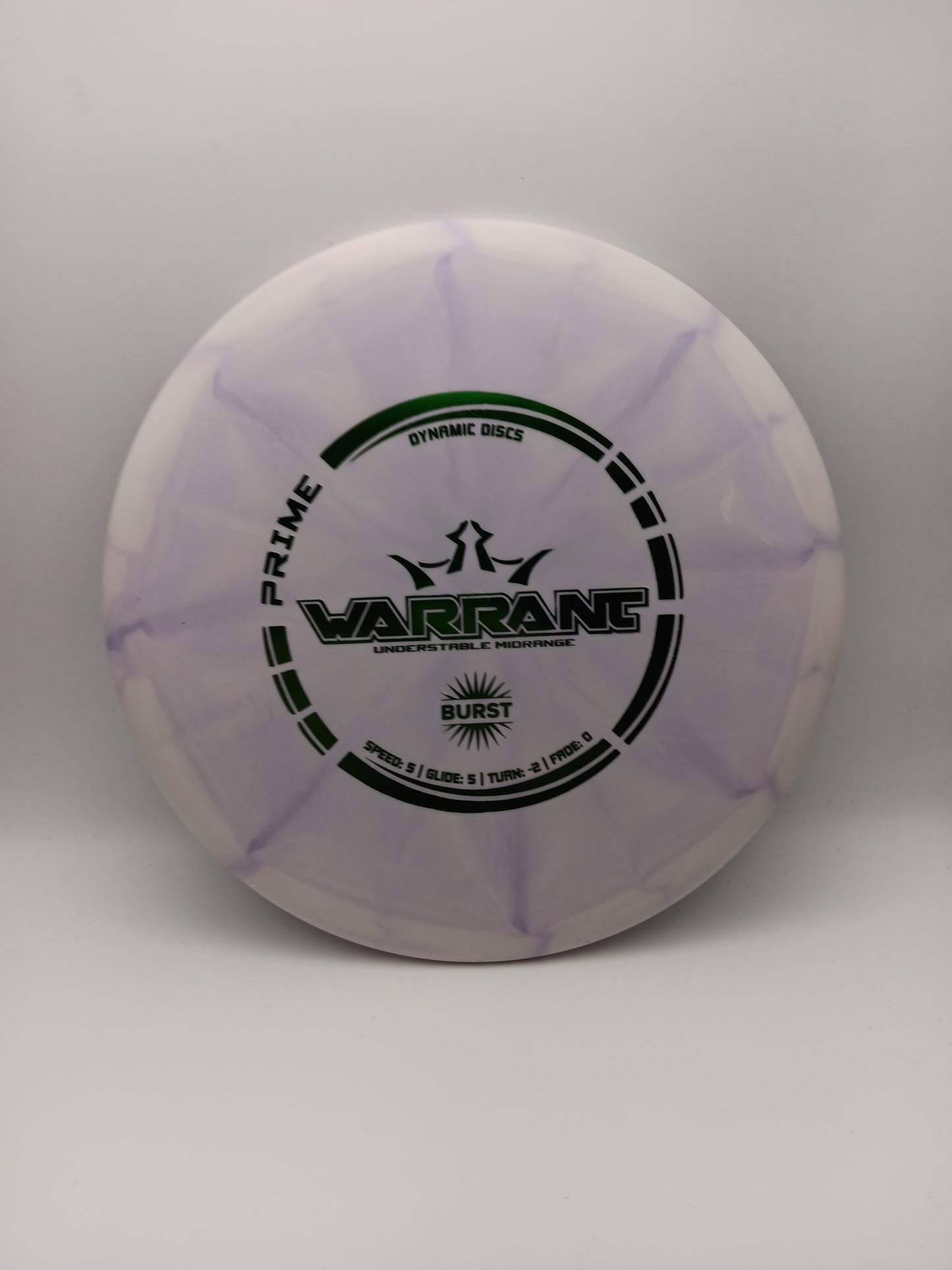 Dynamic Discs Prime Burst Warrant 5/5/-2/0