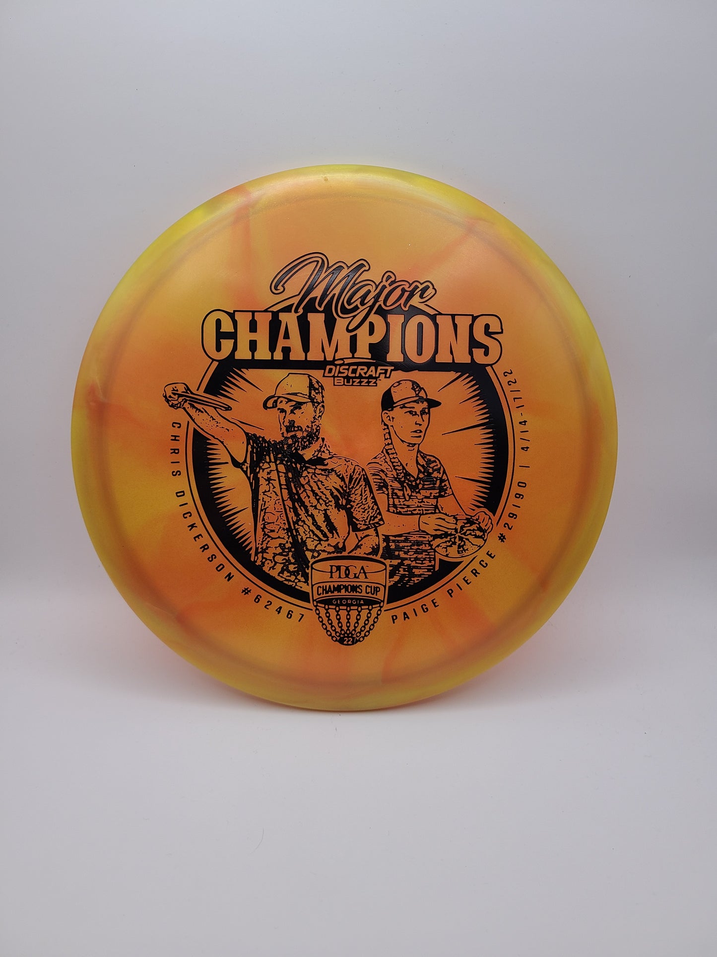 Discraft Swirly Z Buzzz Dickerson / Pierce 2022 Major Champions