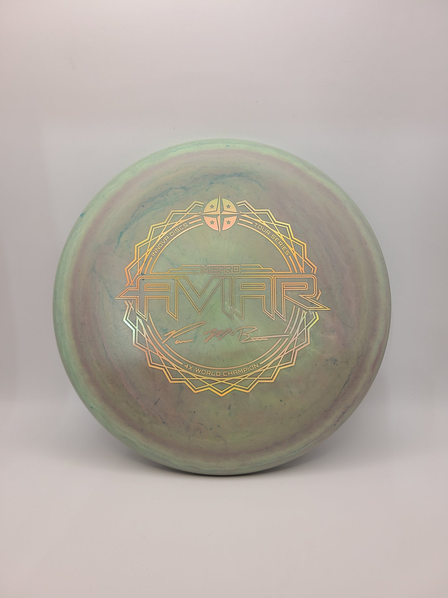 Innova Galactic McPro Aviar Paul McBeth Tour Series -18 Bottom Stamp