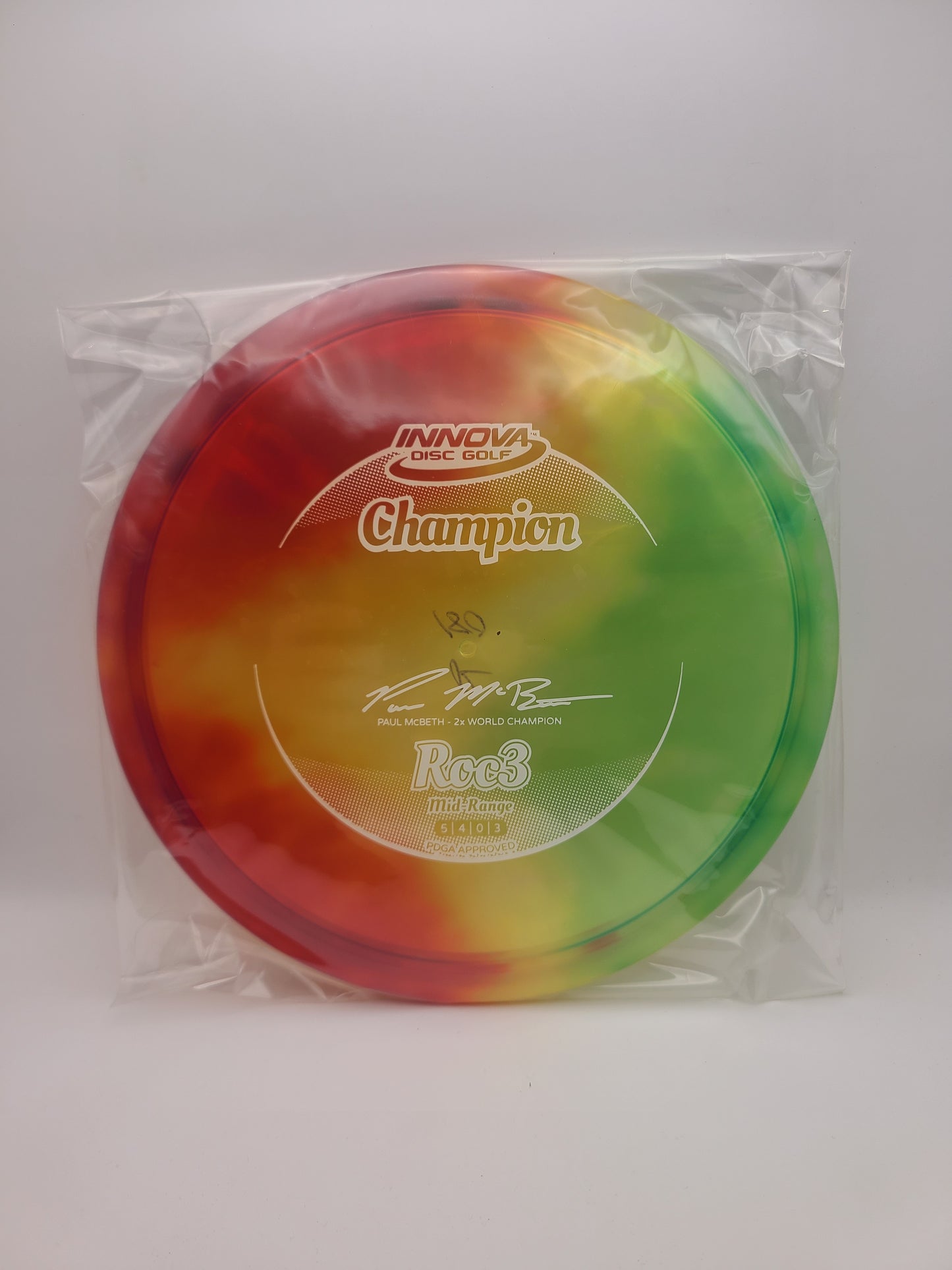 Innova I-Dye Champion Roc3 Paul McBeth 2x World Champion 5/4/0/3