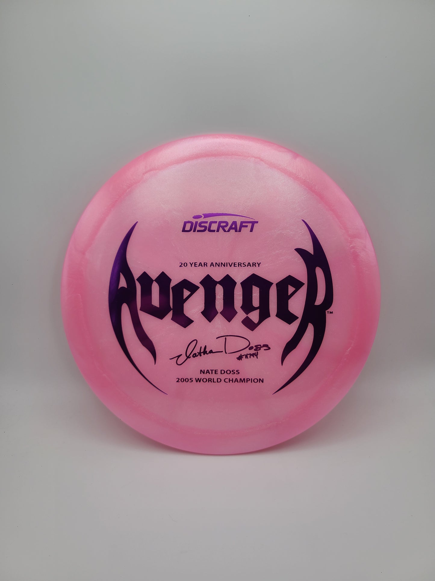 Discraft Z Swirl Avenger Nate Doss 20 yr Anniversary 10/5/0/3