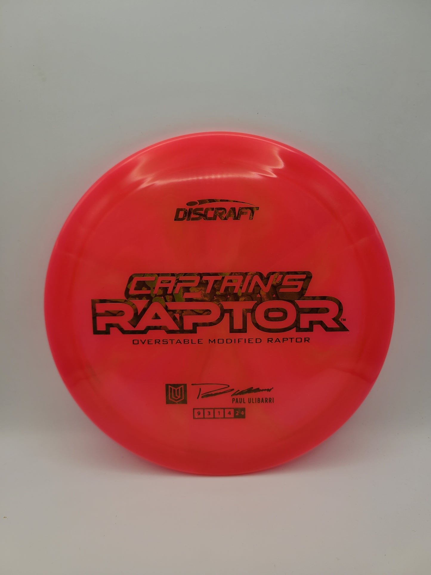 Discraft Captains Raptor 2025 Paul Ulibarri 9/3/1/4