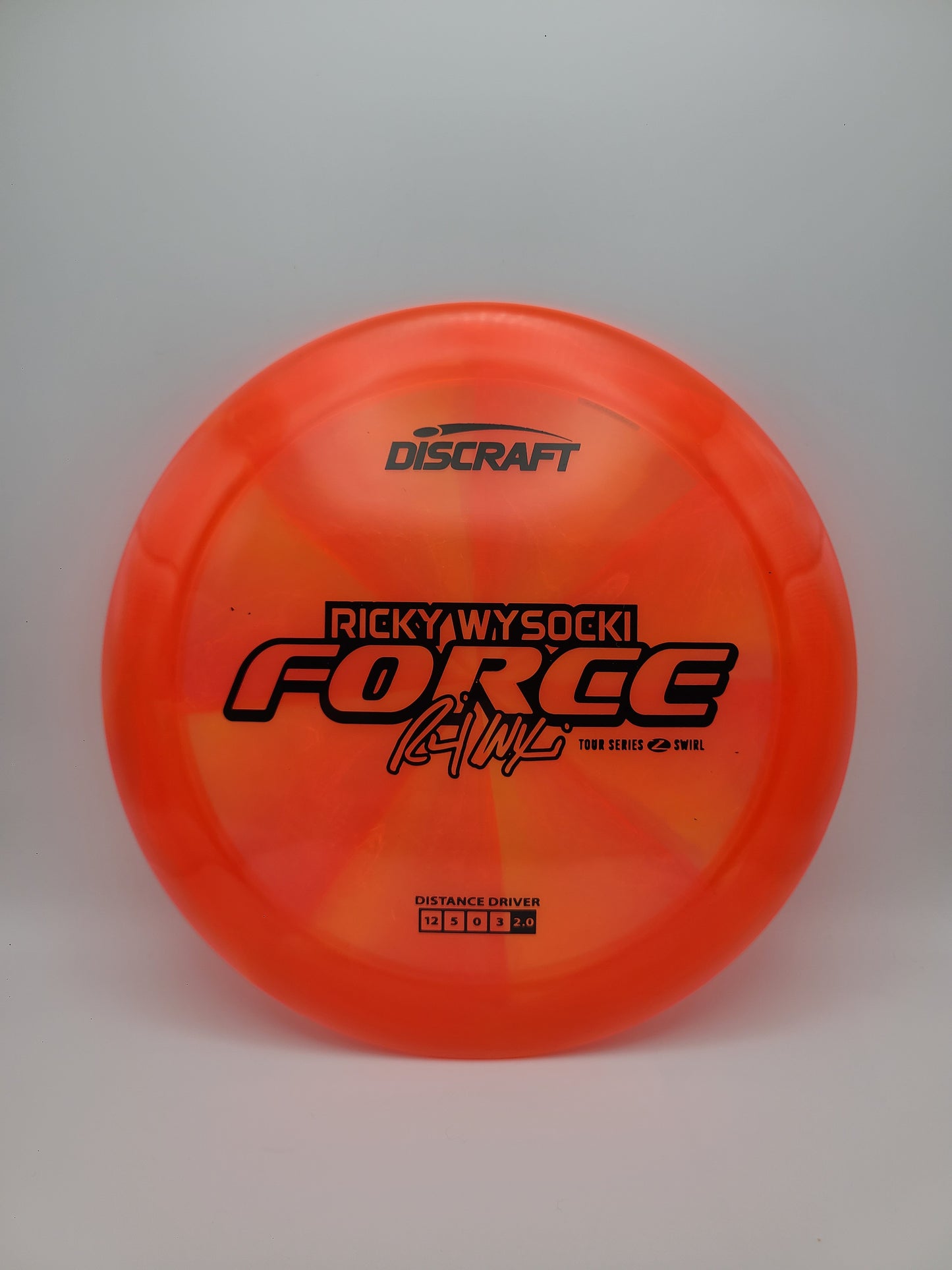 Discraft Tour Series Z Swirl Ricky Wysocki Force 12/5/-1/3