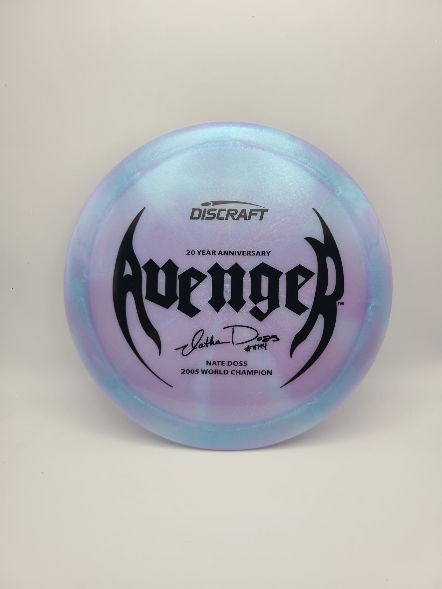 Discraft Z Swirl Avenger Nate Doss 20 yr Anniversary 10/5/0/3