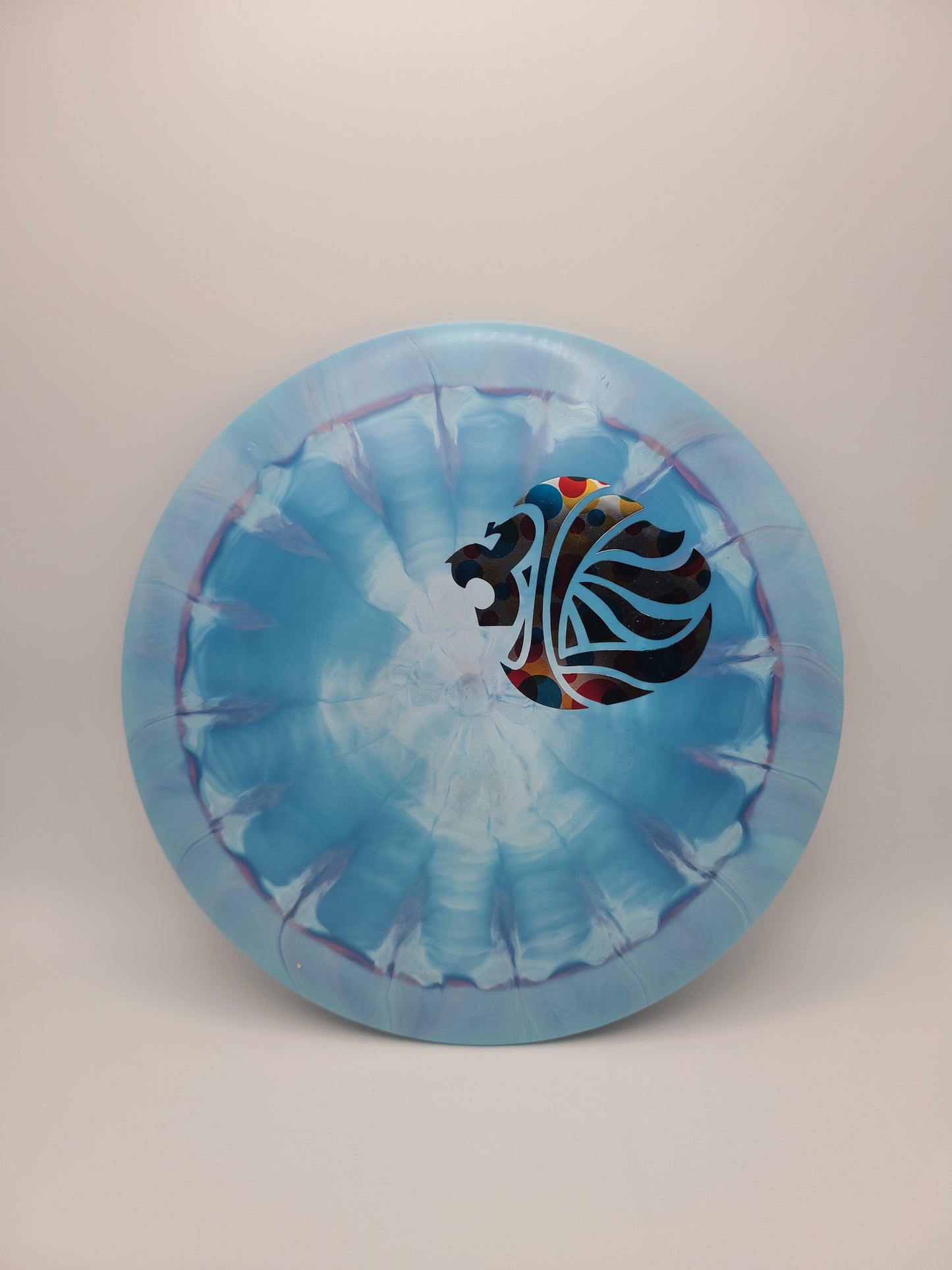 Discraft Swirly ESP Nuke 2023 Tour Series - Ezra Aderhold - Iron Lion Custom Stamp