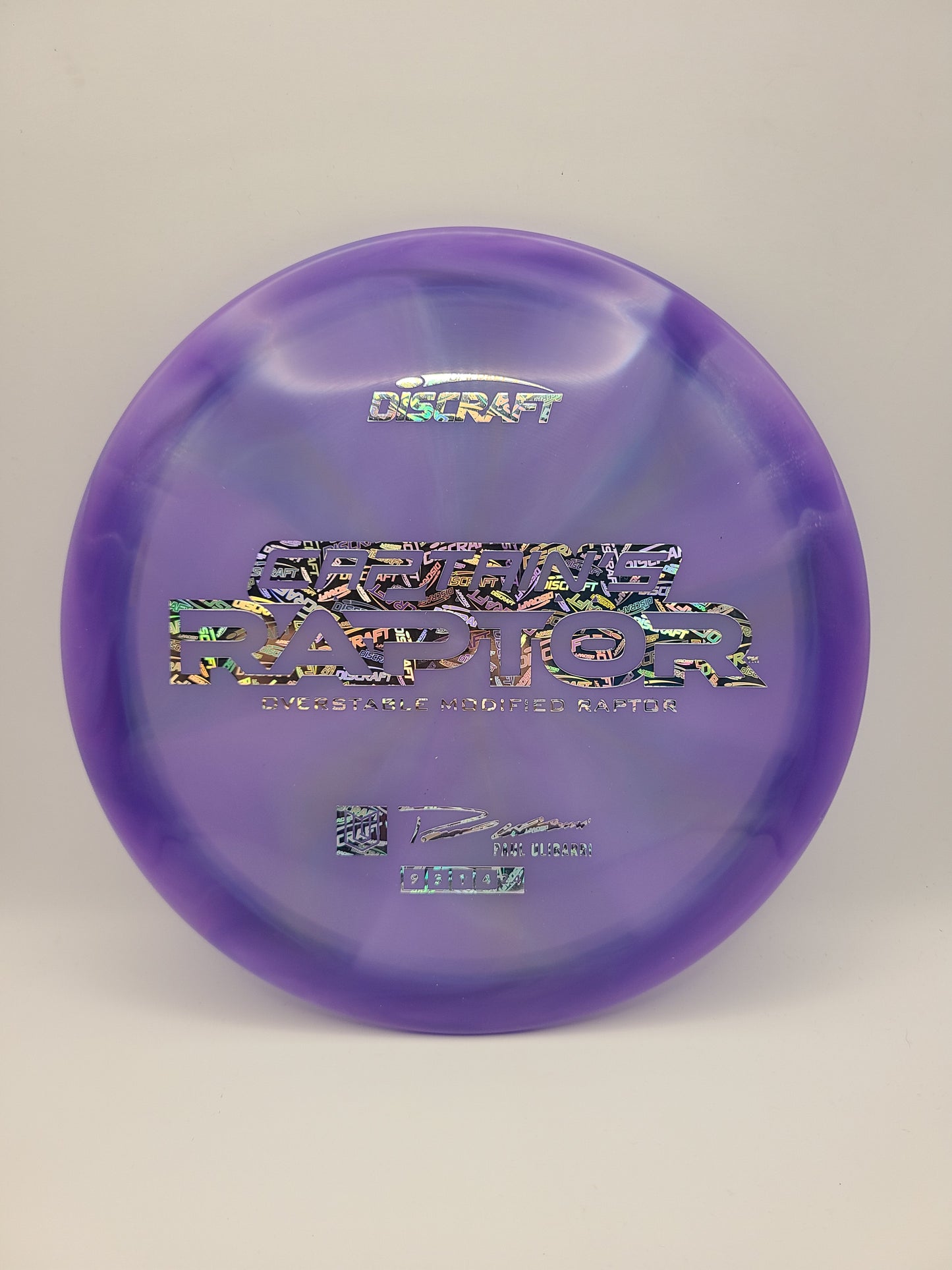 Discraft Captains Raptor 2025 Paul Ulibarri 9/3/1/4