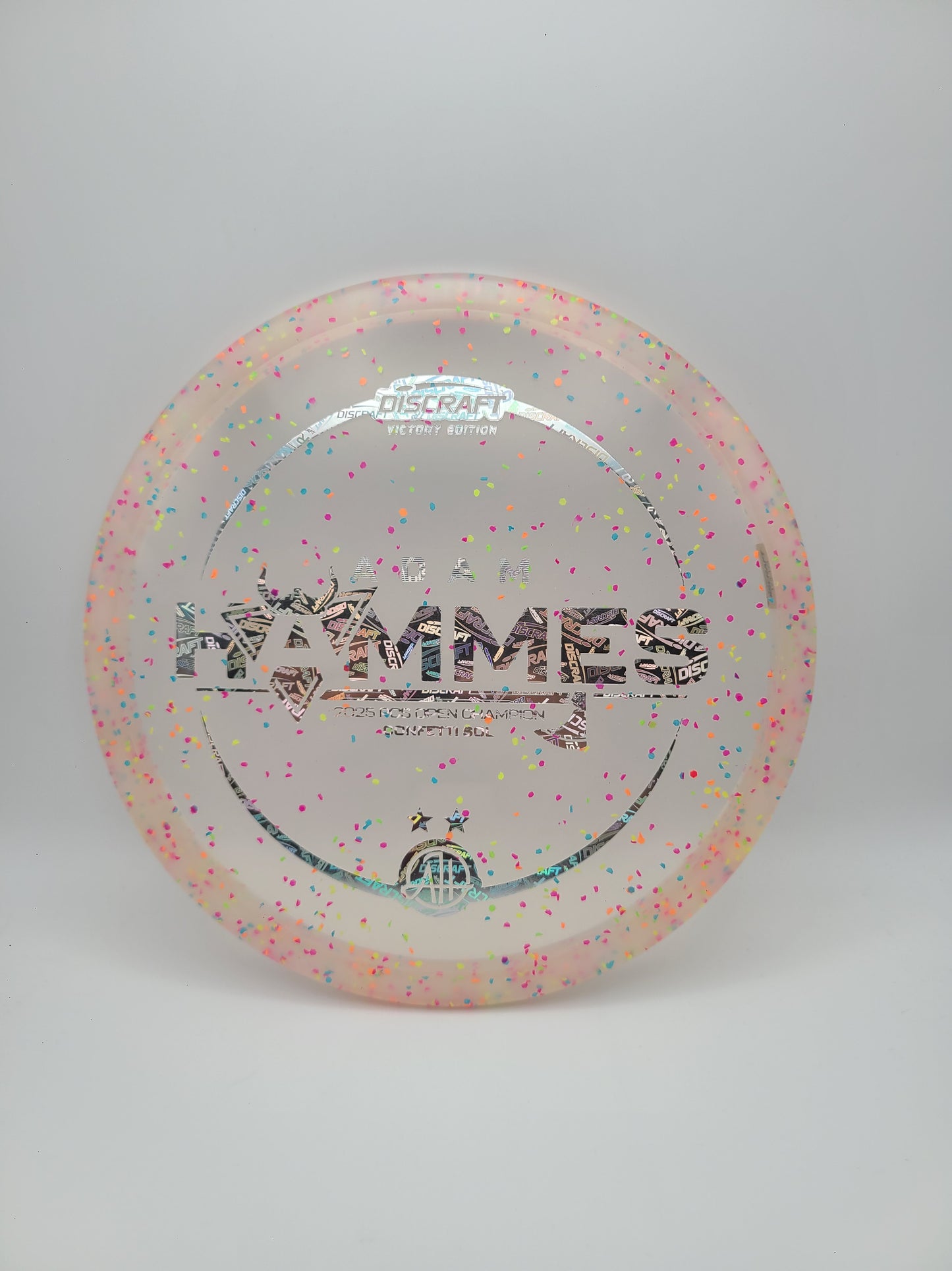 Discraft Victory Edition Confetti Sol - Adam Hammes 2025 PCS Open Champion 4/5/-3/0