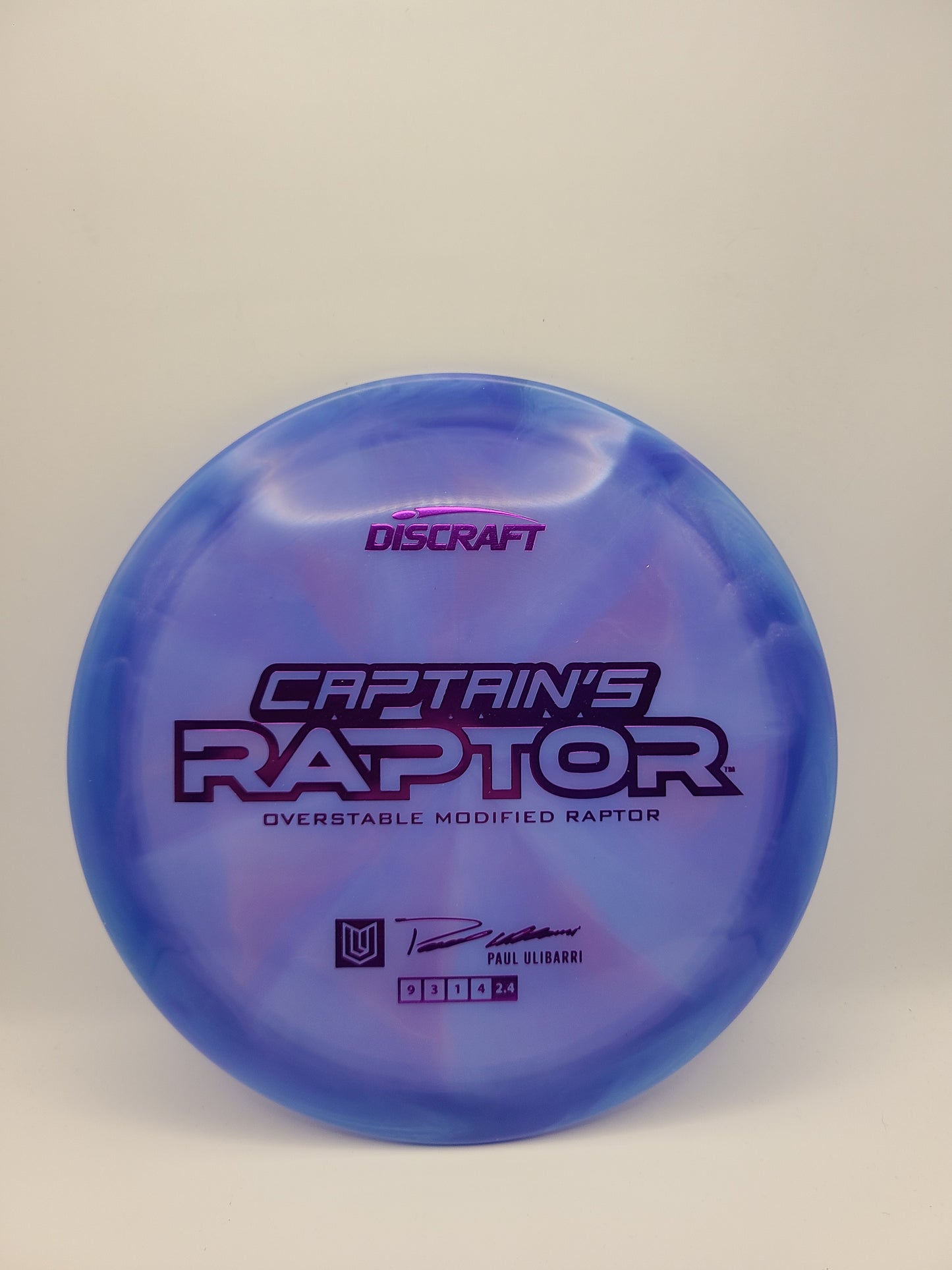 Discraft Captains Raptor 2025 Paul Ulibarri 9/3/1/4