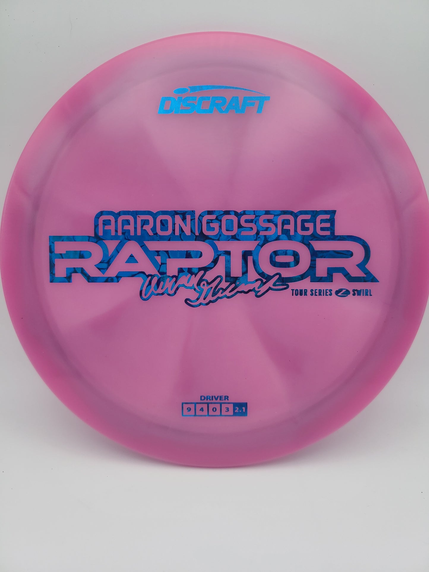 Discraft Z Swirl Raptor Aaron Gossage 2025 Tour Series