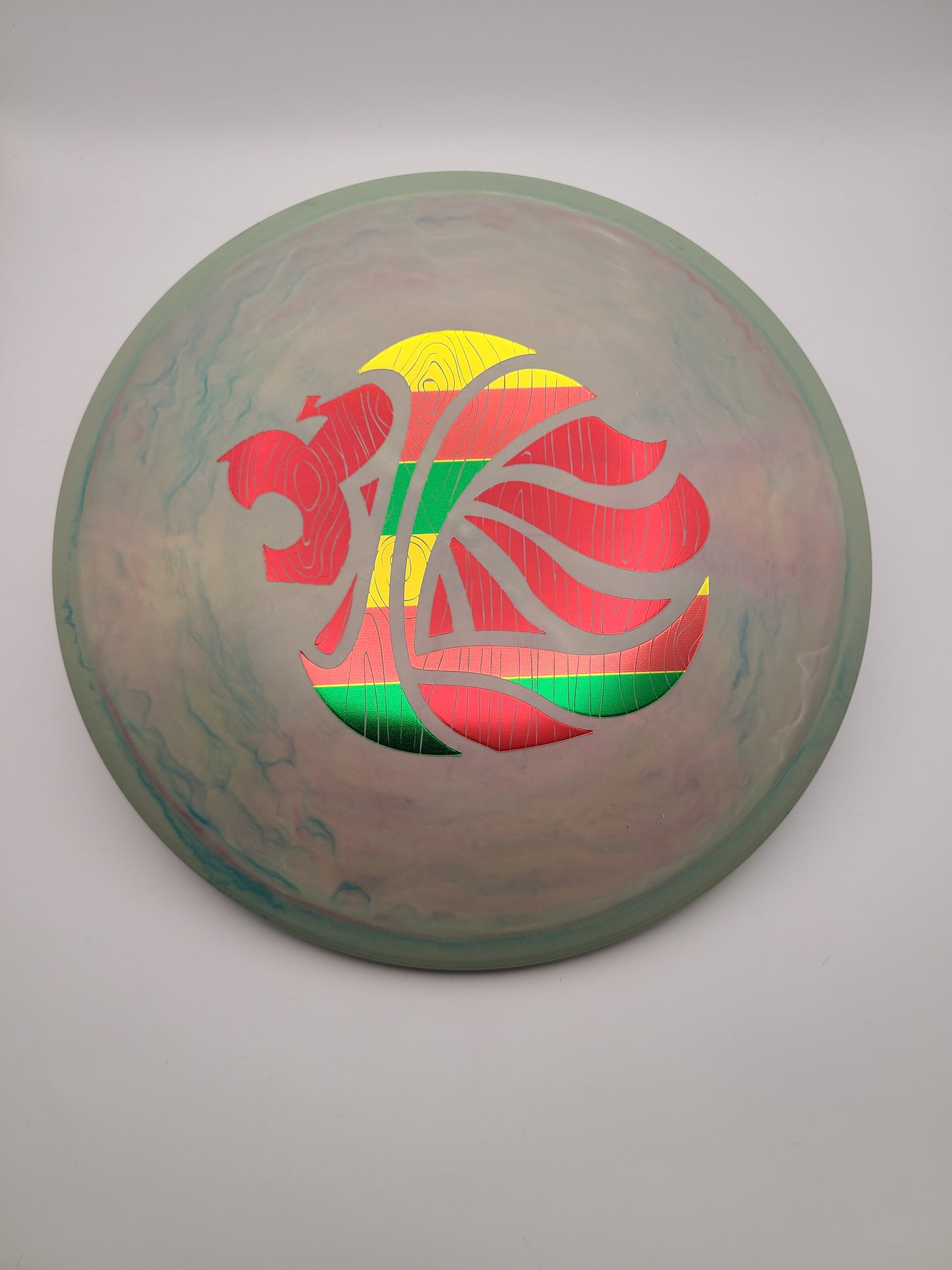 Innova XT Swirly Stingray Iron Lion Custom Stamp