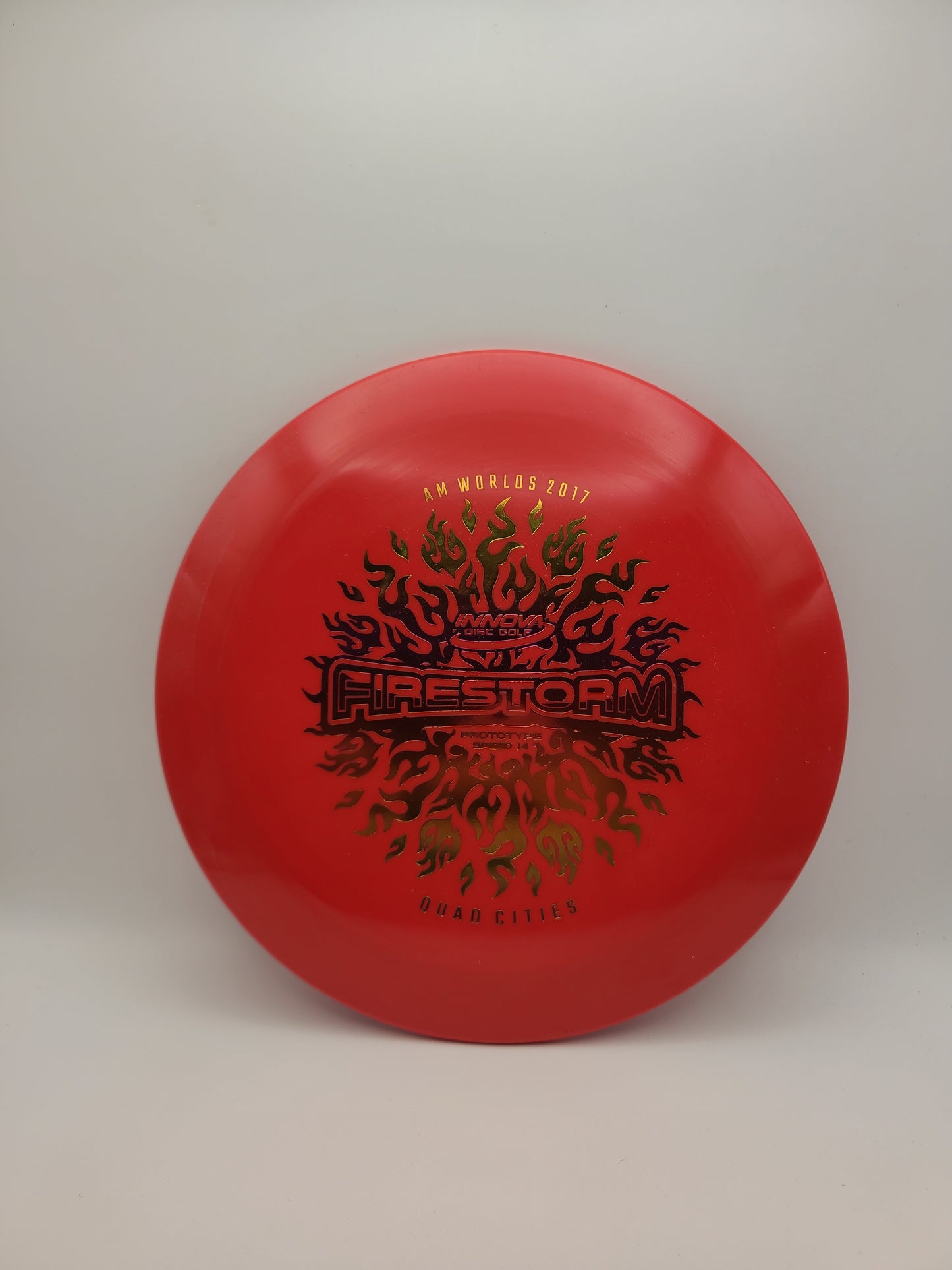 Innova Star Firestorm Prototype - 2017 QC Am Worlds Stamp