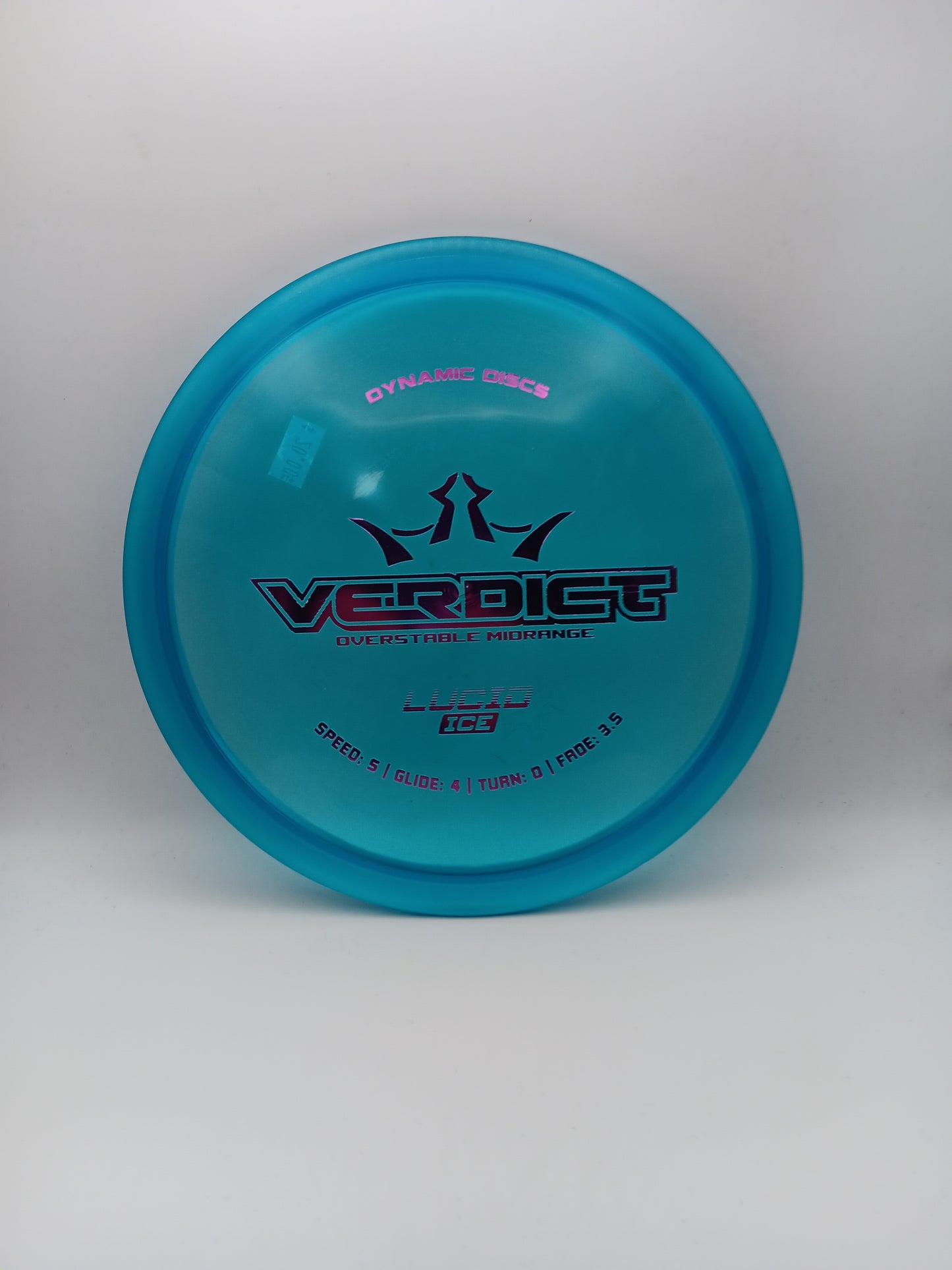 Dynamic Discs Lucid Ice Verdict 5/4/0/3.5