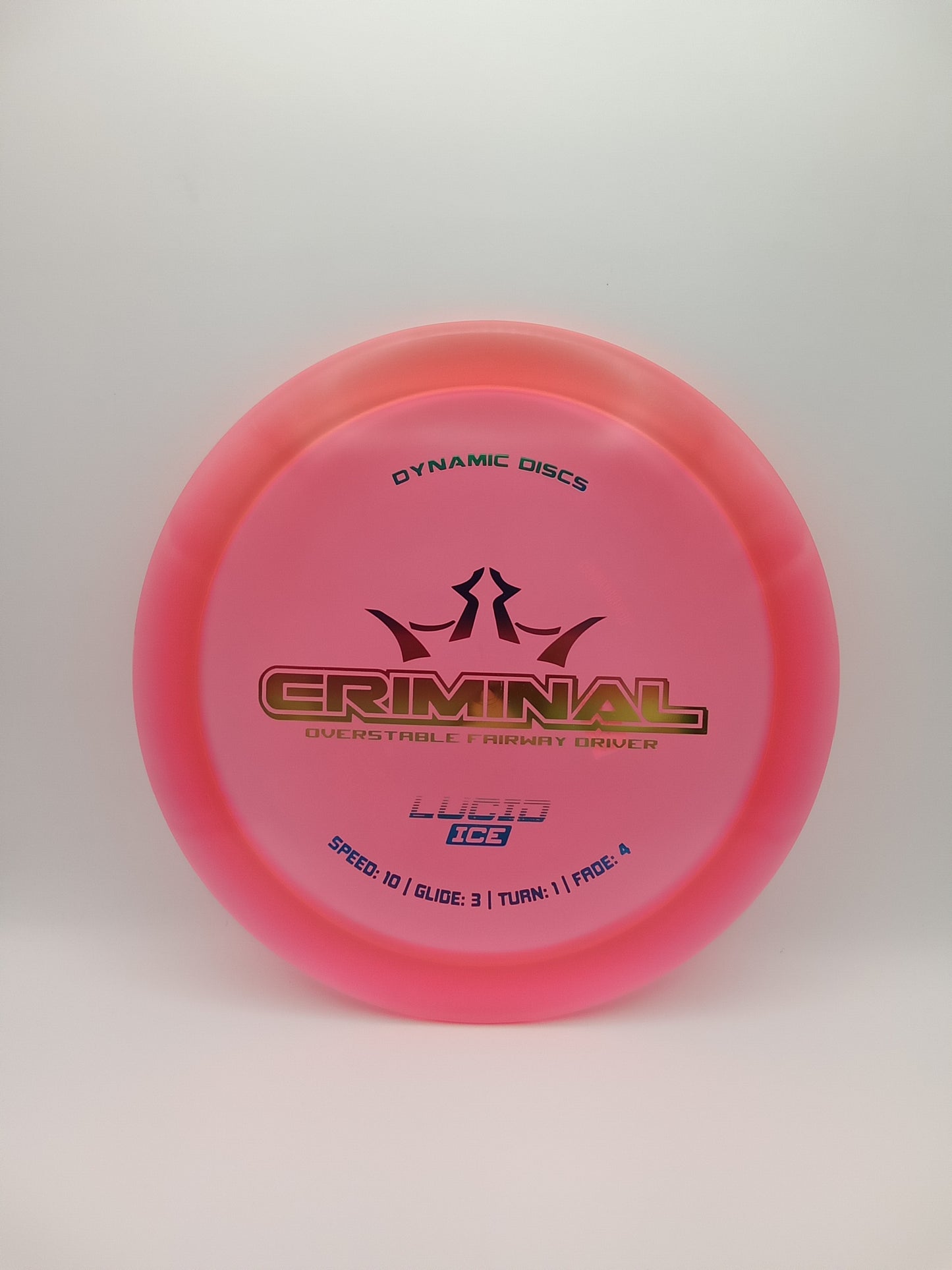 Dynamic Discs Lucid Ice Criminal 10/3/1/4