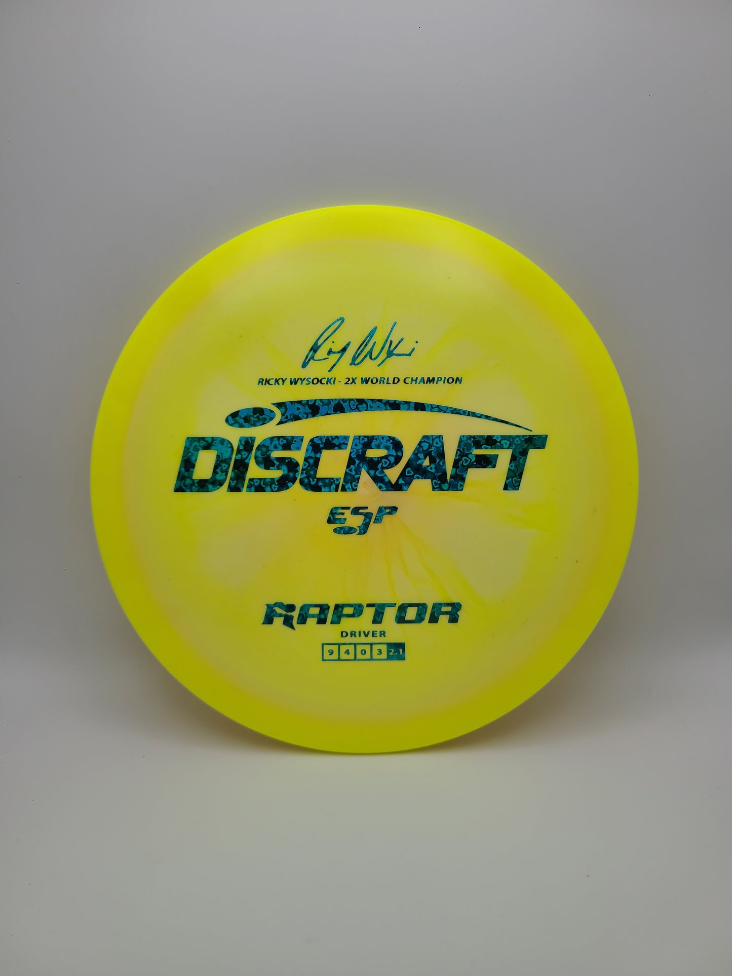 Discraft ESP Raptor 9/4/0/3 Ricky Wysocki Signature Stamp
