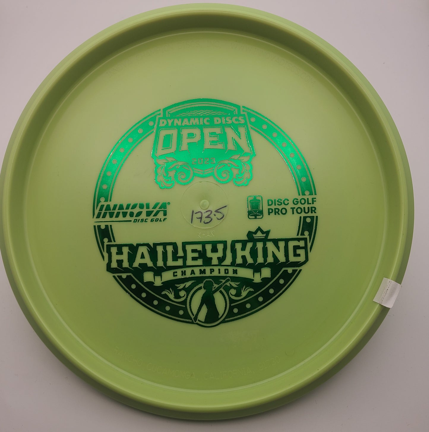 Innova Swirly Star Khan Hailey King (P3x) Bottom Stamped Putt and Approach