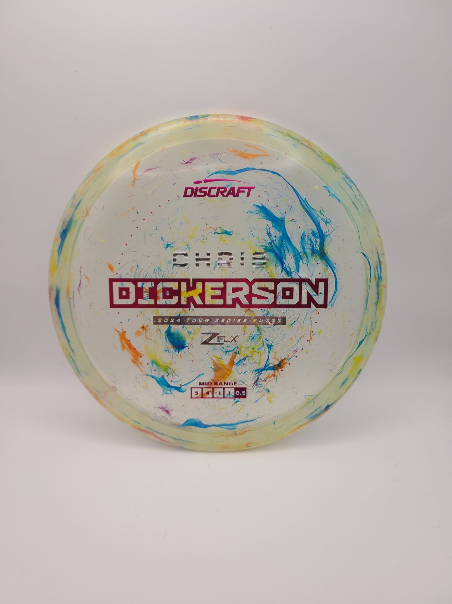 Discraft Jawbreaker Z FLX Buzzz 2024 Chris Dickerson Tour Series