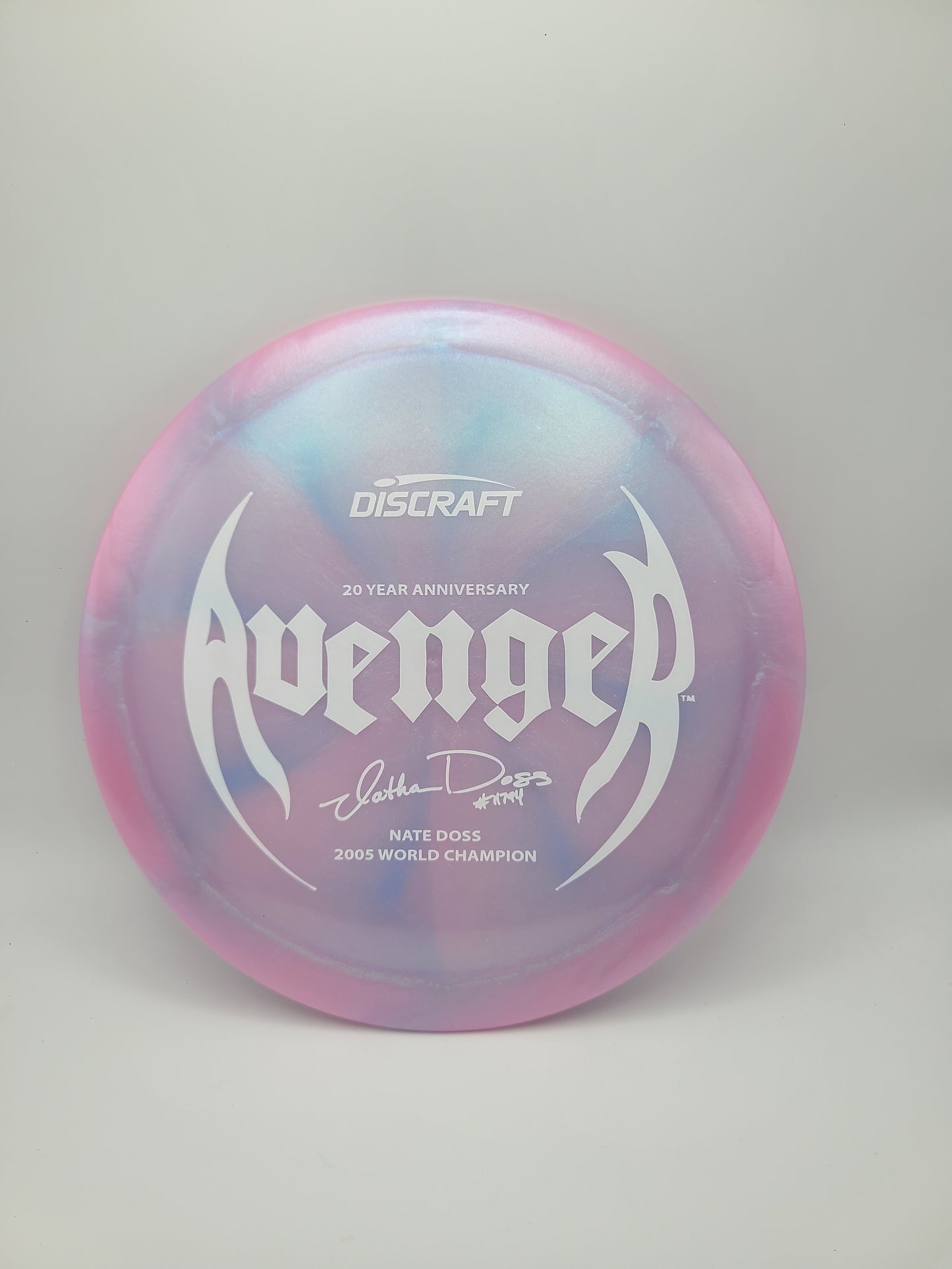Discraft Z Swirl Avenger Nate Doss 20 yr Anniversary 10/5/0/3