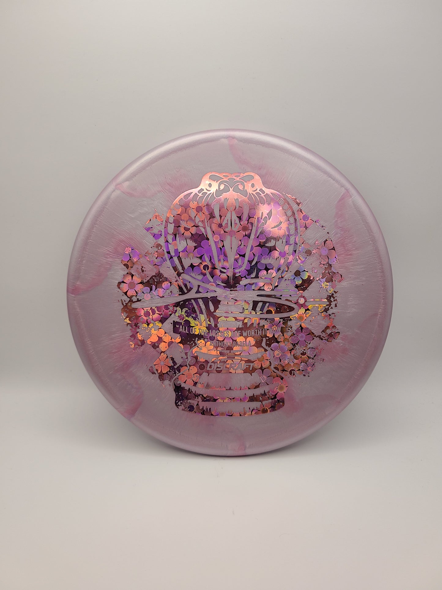 Discraft Titanium Swirl Zone Anthony Barela Checkmate Stamp