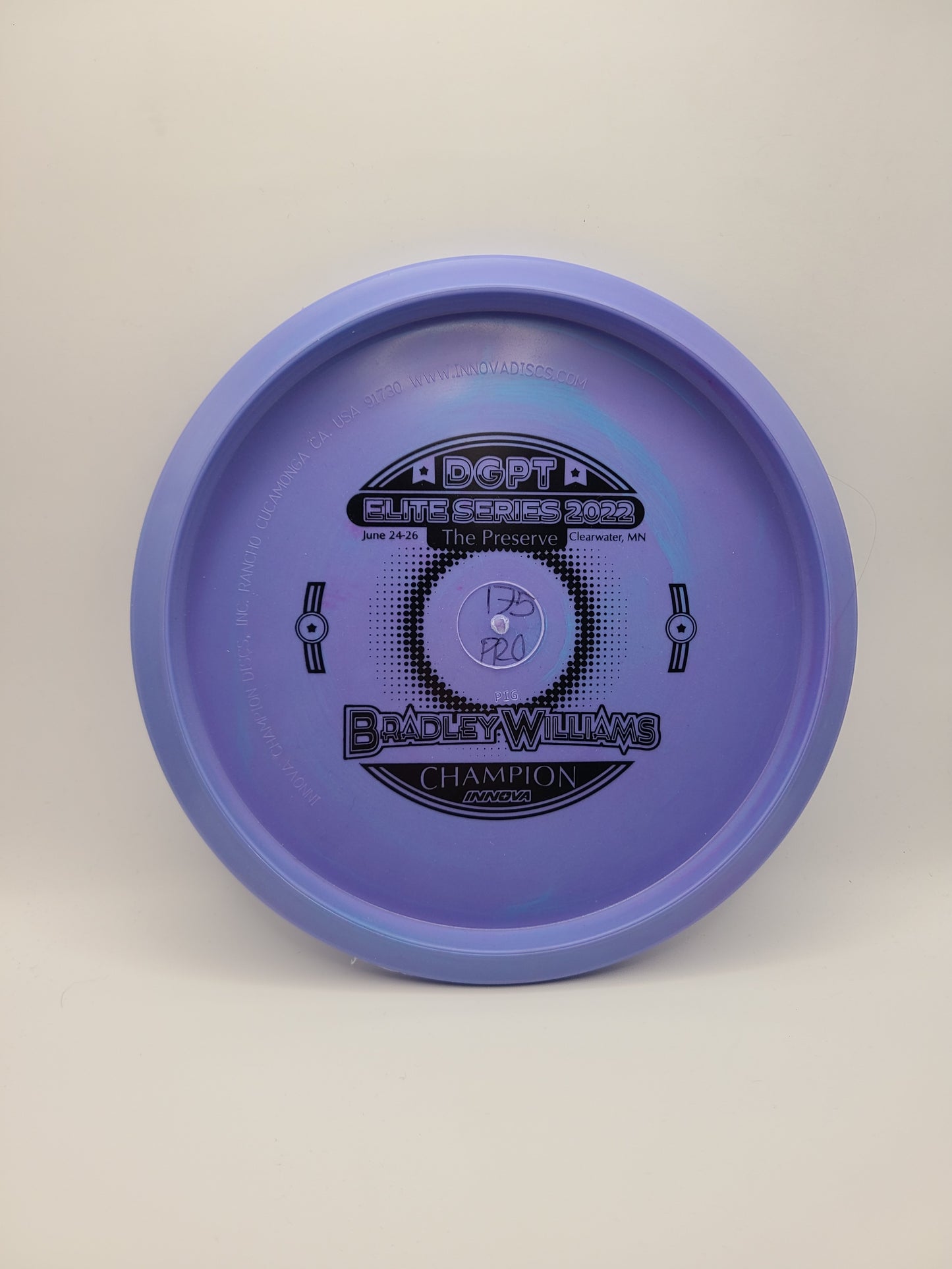 Innova Pro Pig DGPT 2022 Champion Bradley Williams