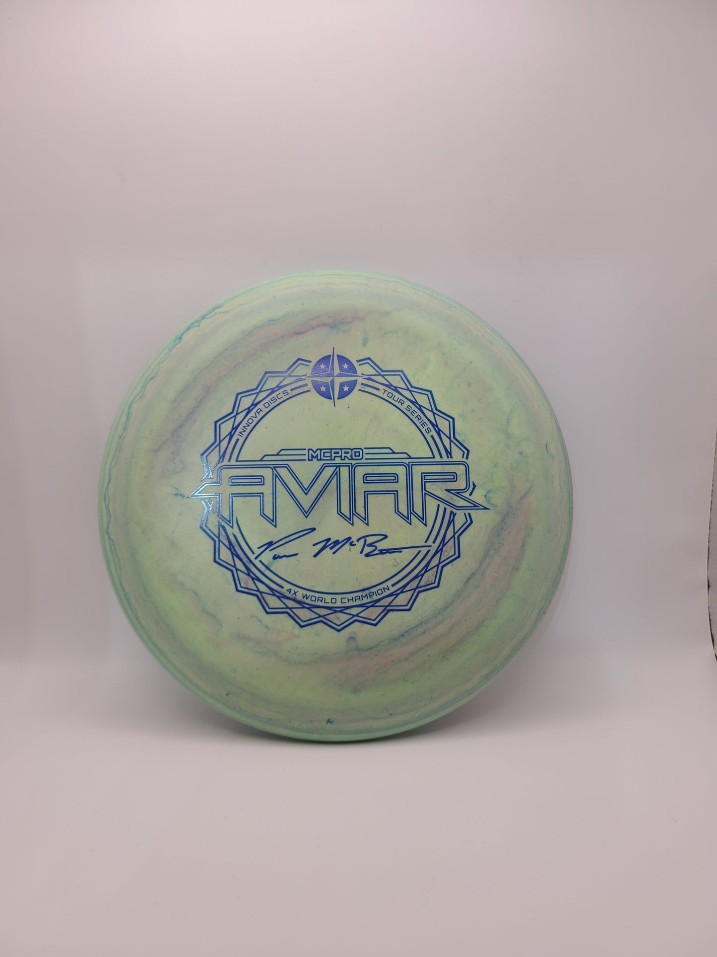 Innova Galactic McPro Aviar Paul McBeth Tour Series -18 Bottom Stamp