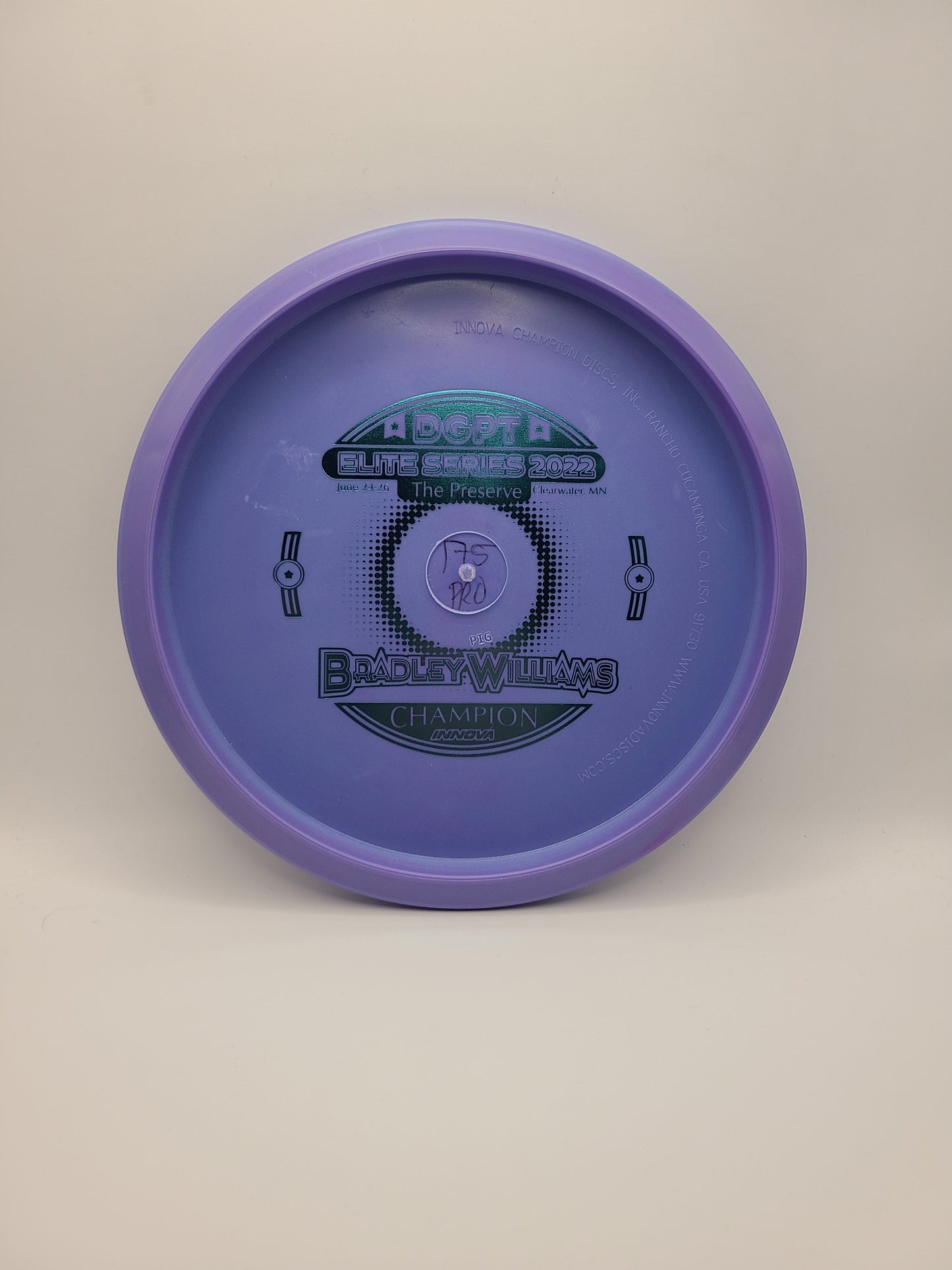 Innova Pro Pig DGPT 2022 Champion Bradley Williams