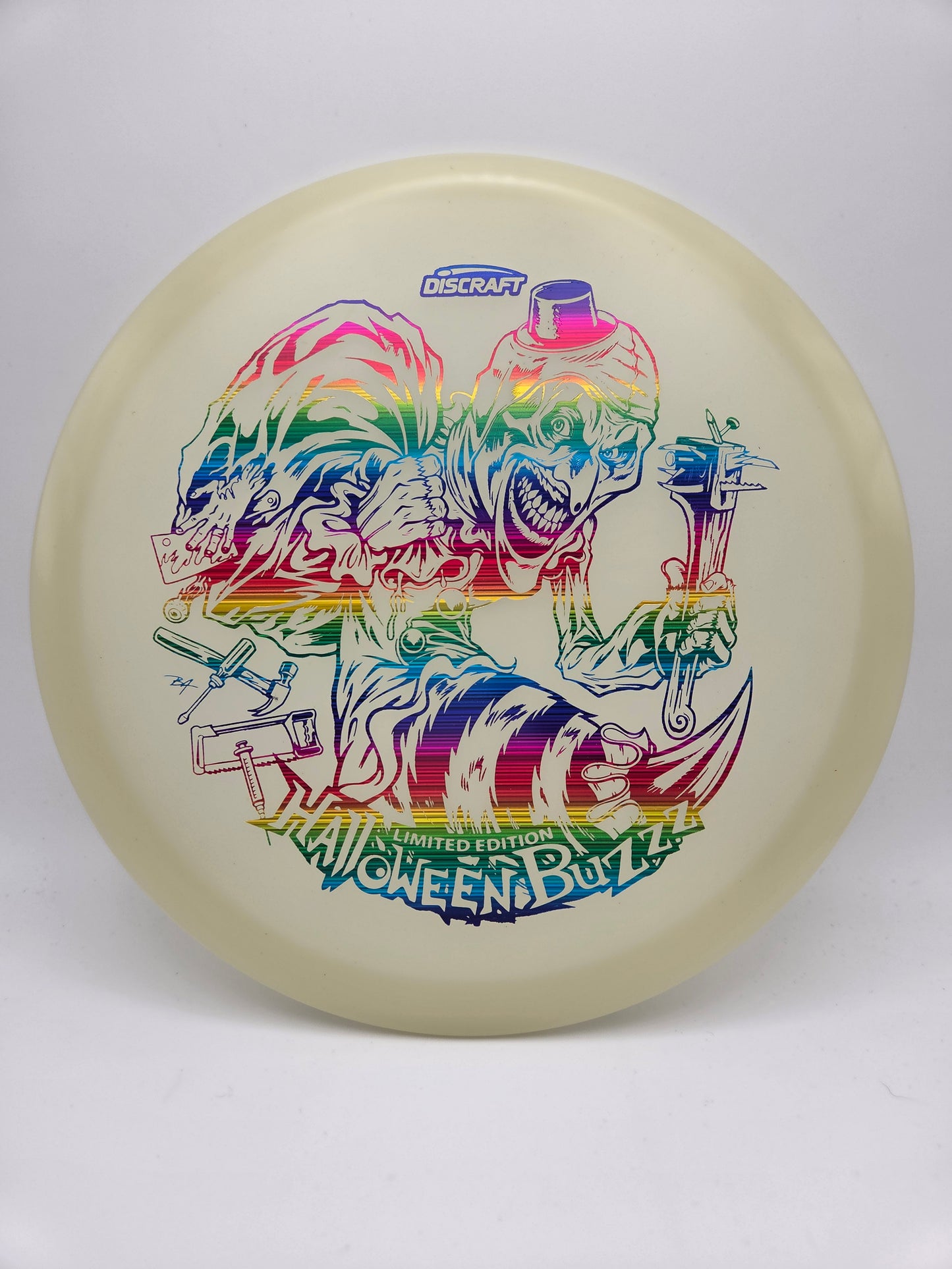 Discraft 2025 LE Halloween Single Foil MEGA GLO Buzzz