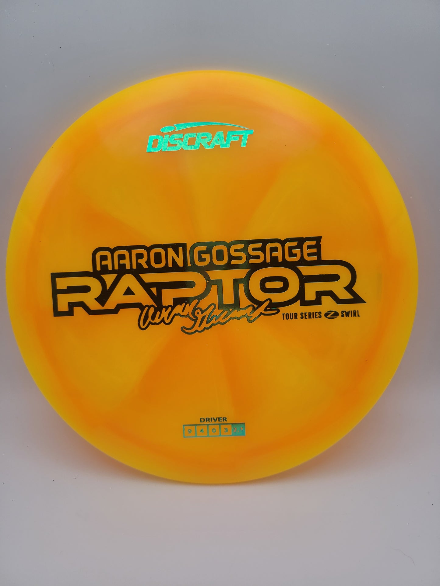Discraft Z Swirl Raptor Aaron Gossage 2025 Tour Series