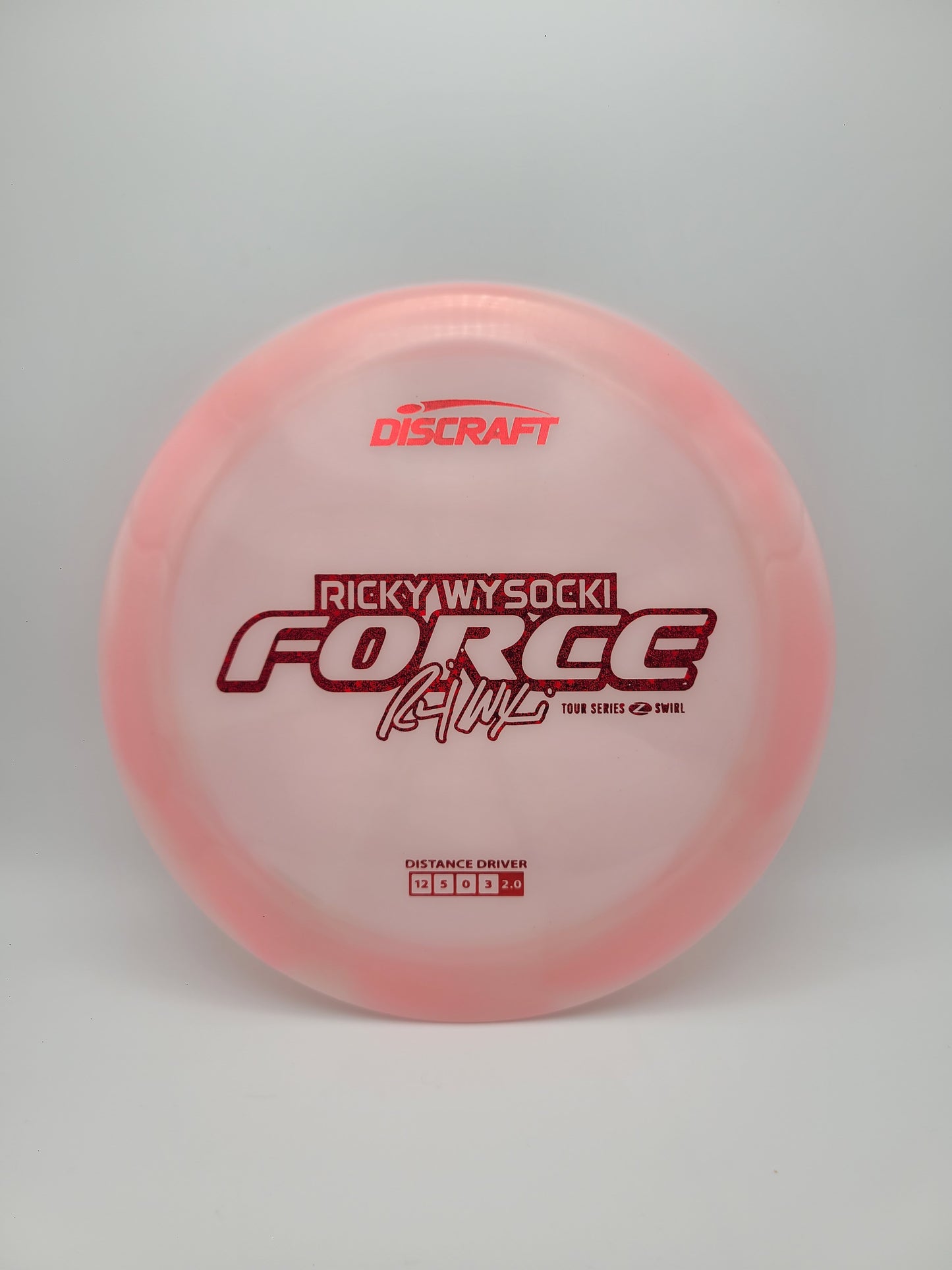 Discraft Tour Series Z Swirl Ricky Wysocki Force 12/5/-1/3