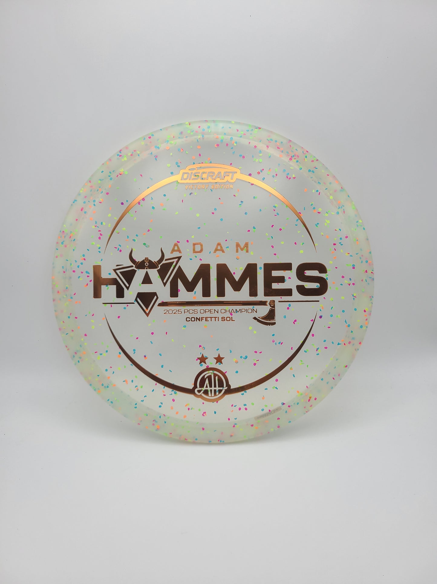 Discraft Victory Edition Confetti Sol - Adam Hammes 2025 PCS Open Champion 4/5/-3/0