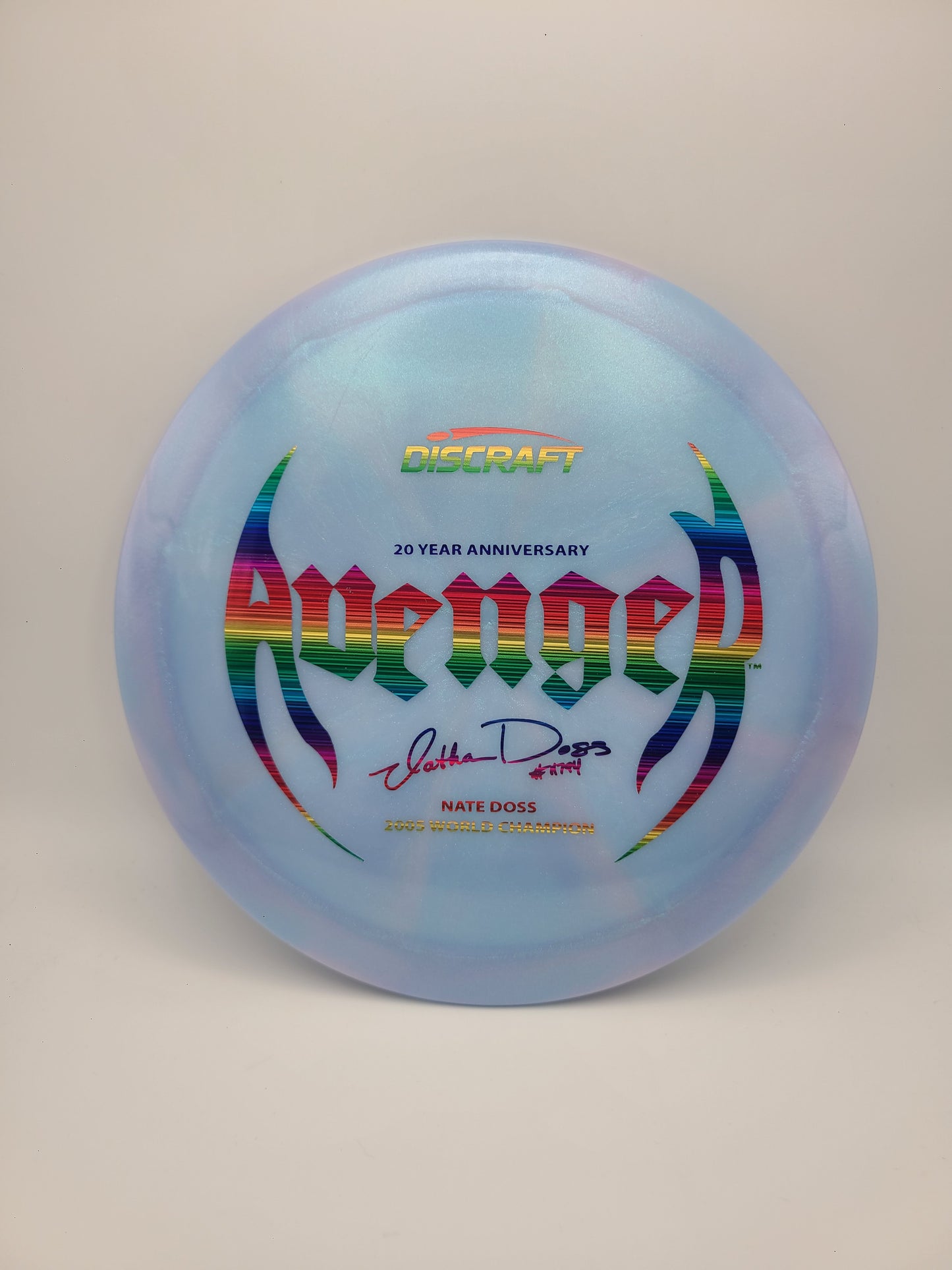 Discraft Z Swirl Avenger Nate Doss 20 yr Anniversary 10/5/0/3