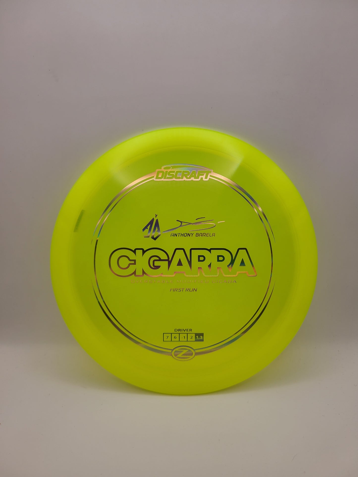 Discraft Z Cigarra First Run 7/6/-1/2 Anthony Barela collab