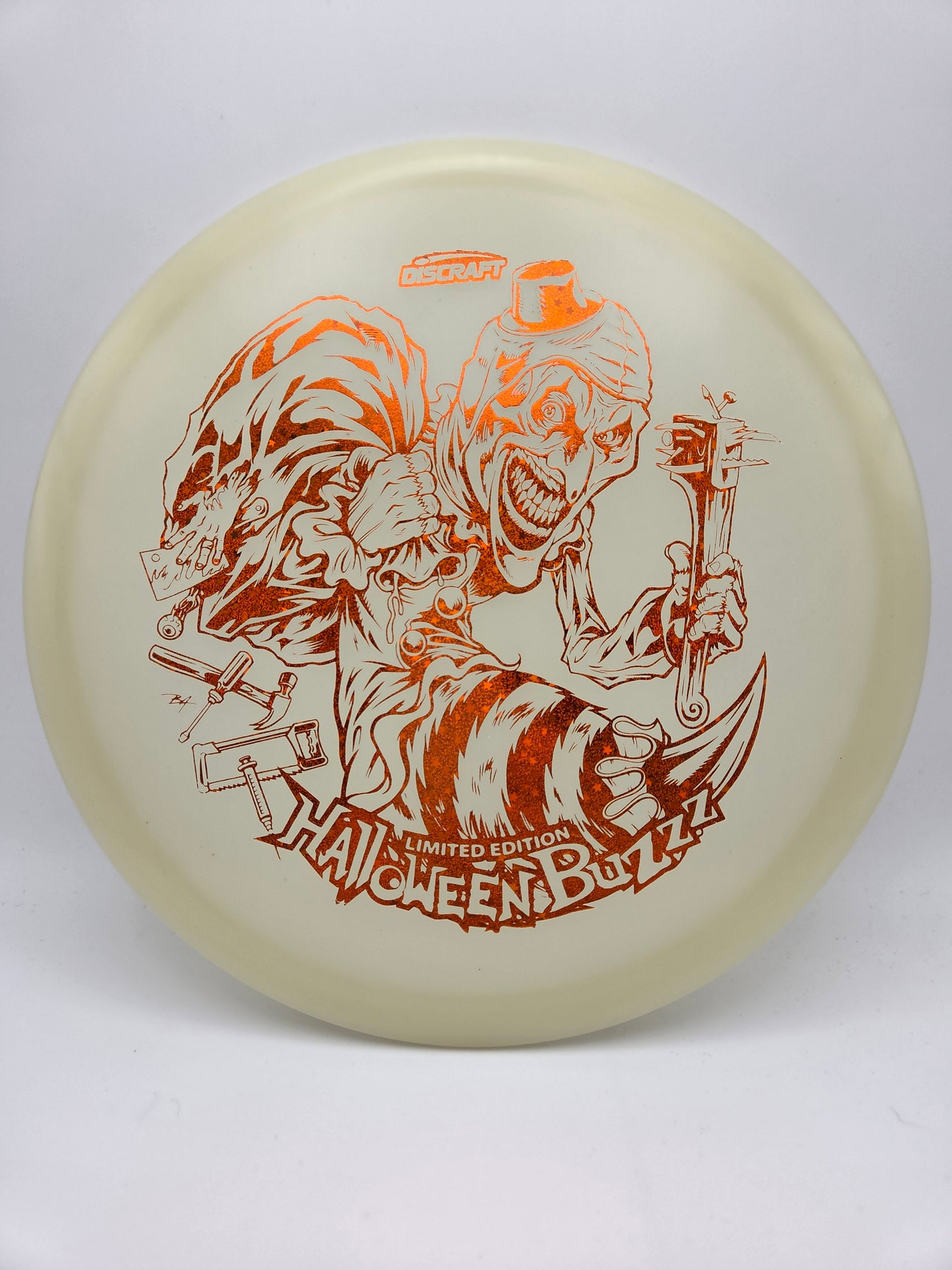Discraft 2025 LE Halloween Single Foil MEGA GLO Buzzz