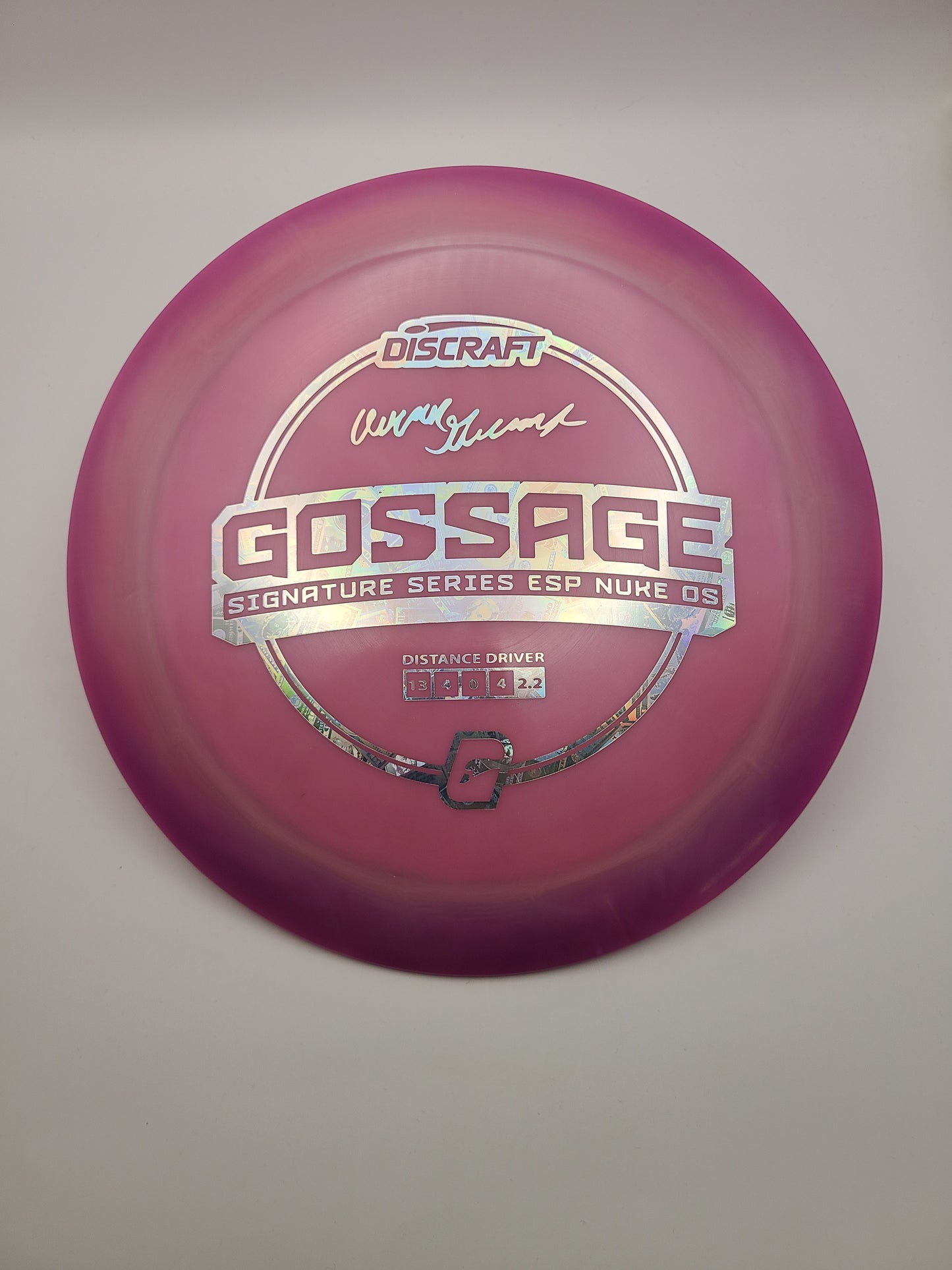 Discraft ESP Nuke OS Aaron Gossage Signature Series