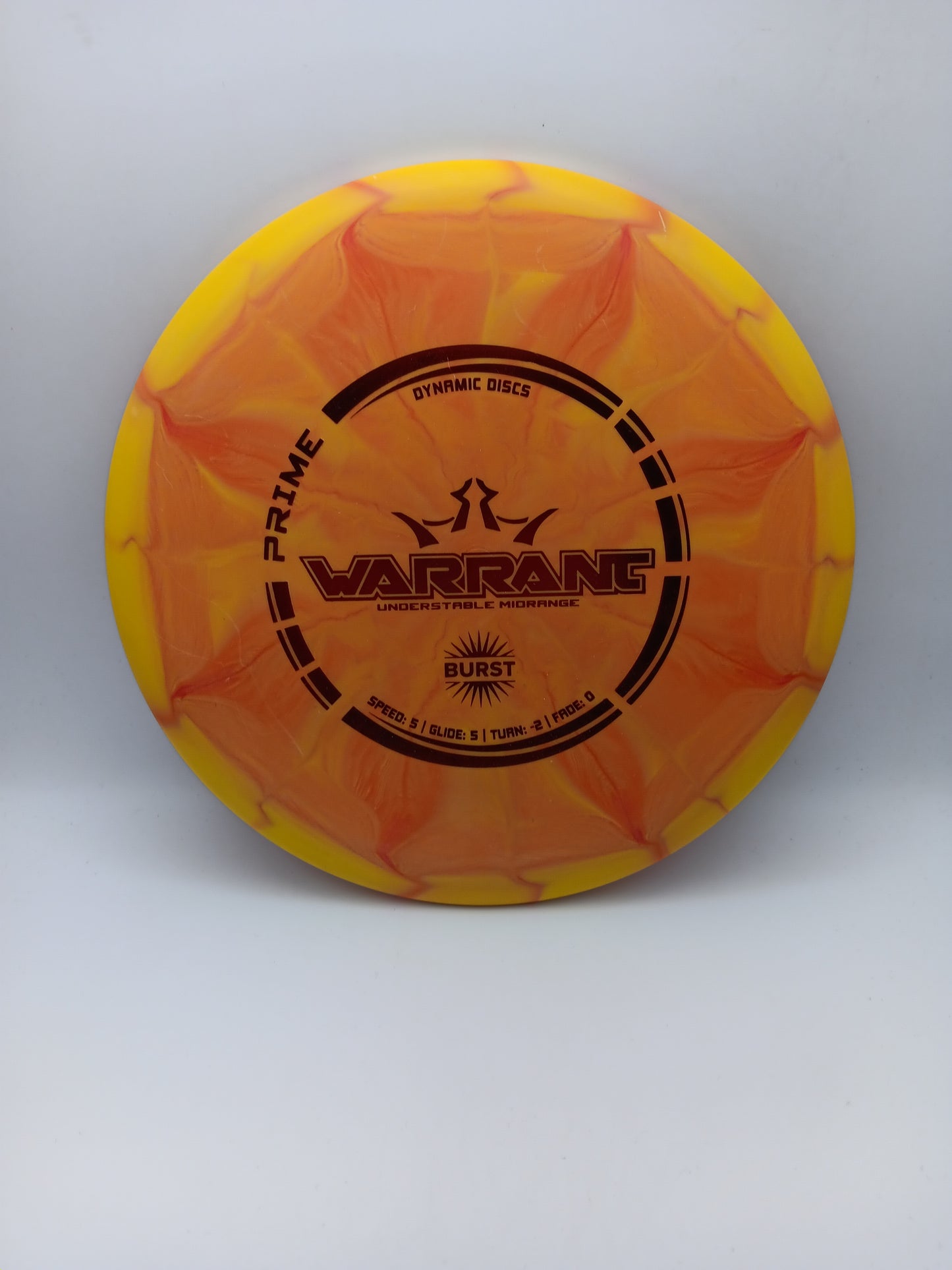 Dynamic Discs Prime Burst Warrant 5/5/-2/0