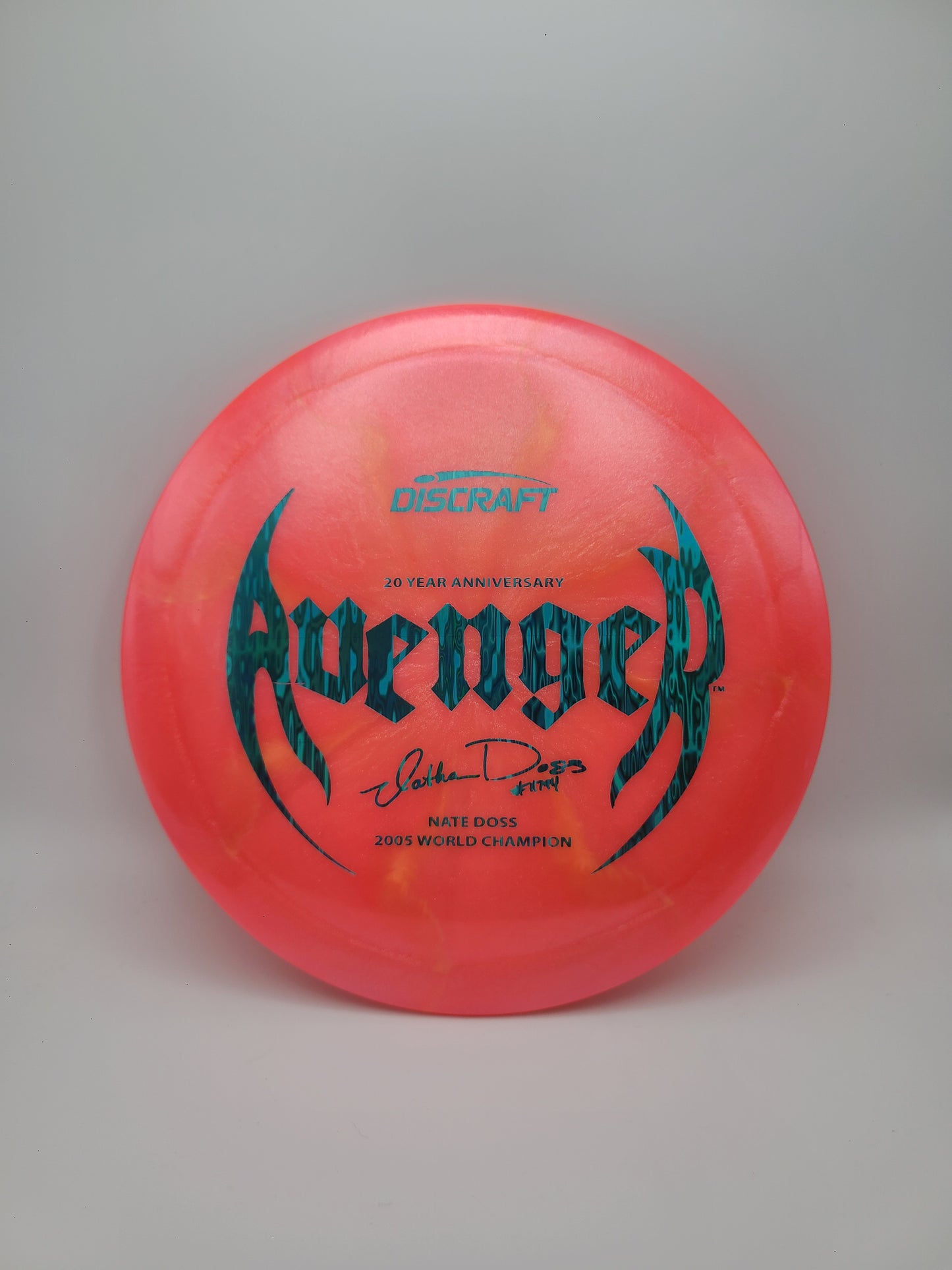Discraft Z Swirl Avenger Nate Doss 20 yr Anniversary 10/5/0/3