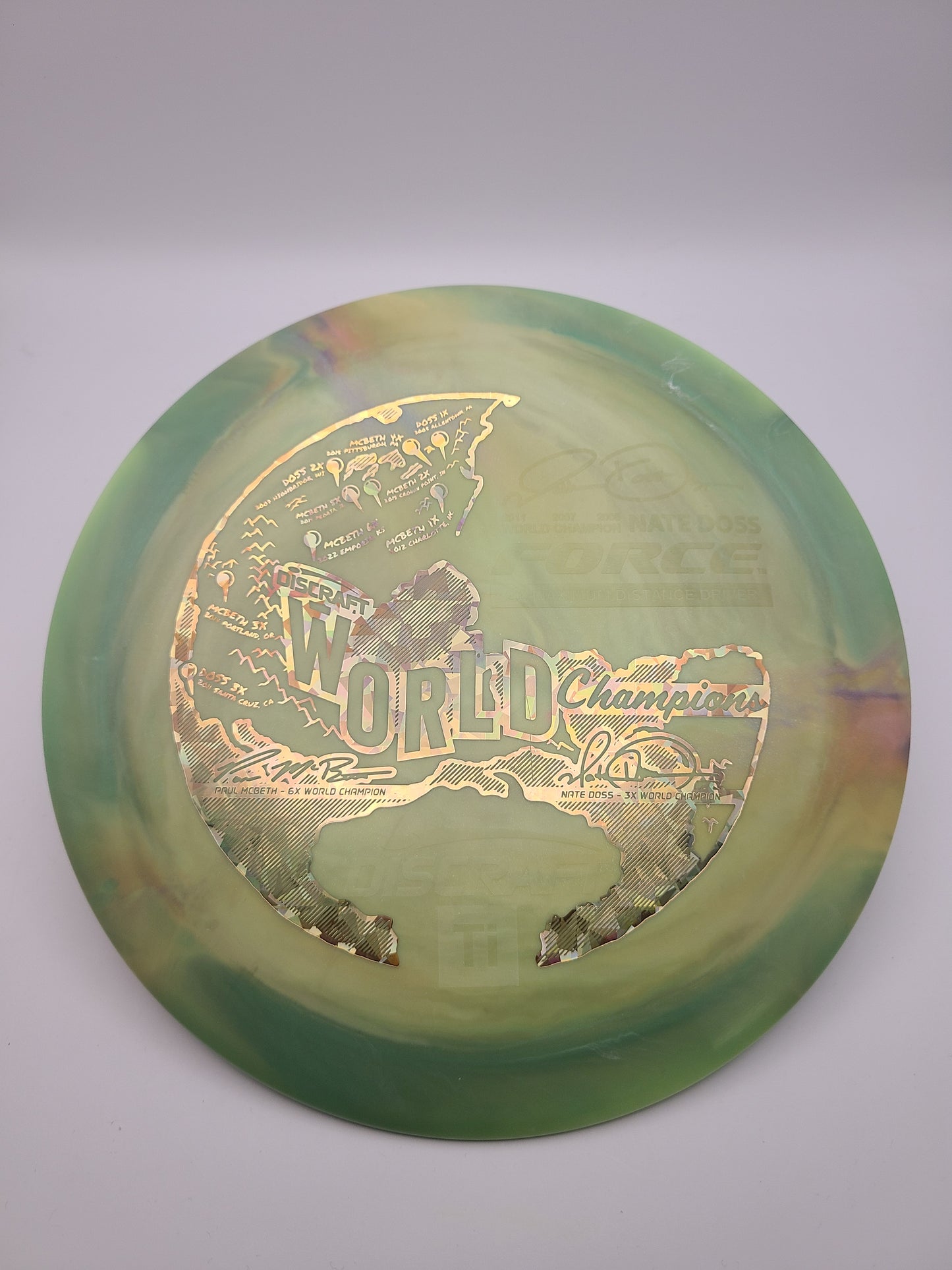 Discraft Titanium Force Nate Doss Paul McBeth Collab