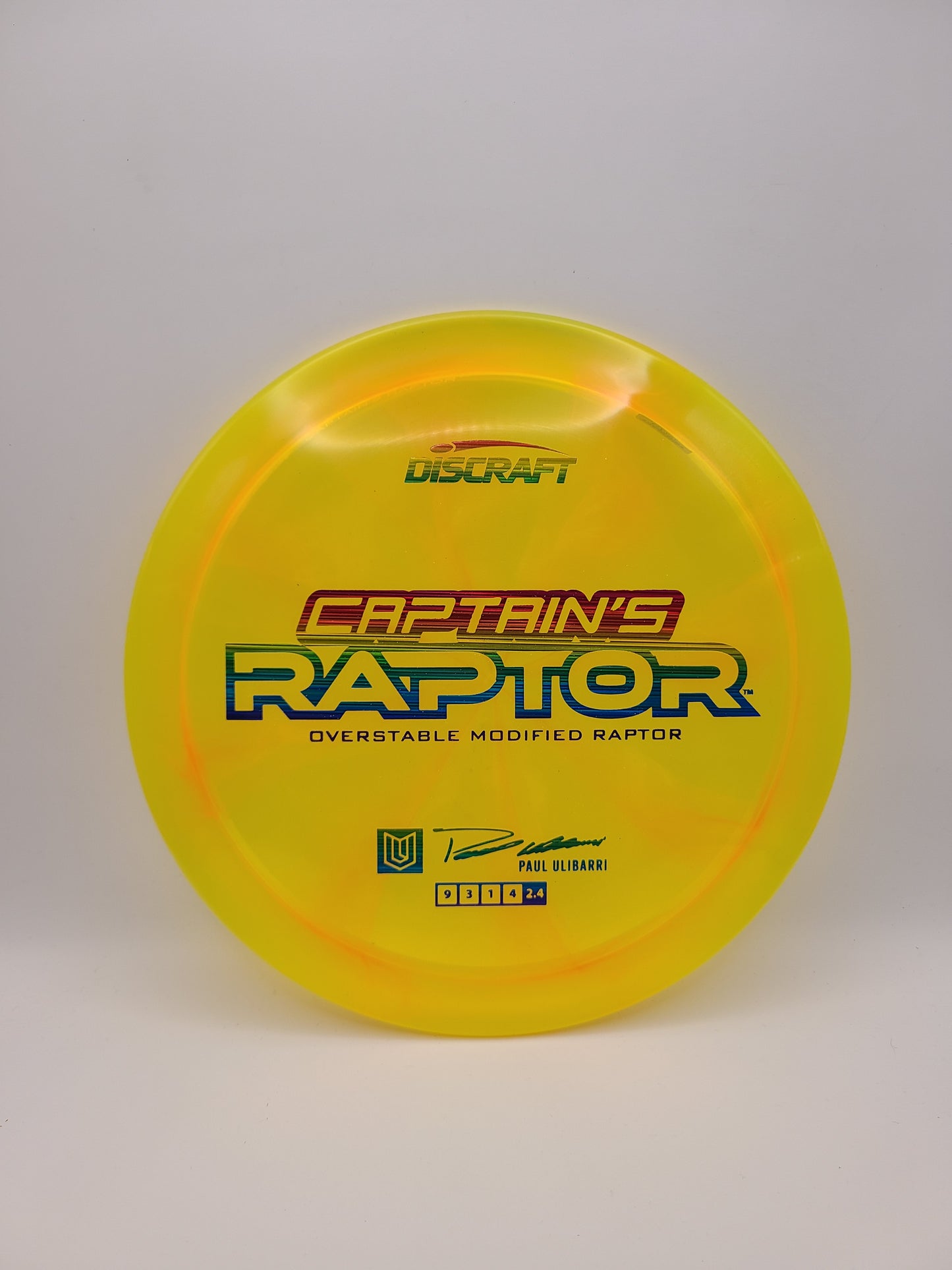 Discraft Captains Raptor 2025 Paul Ulibarri 9/3/1/4