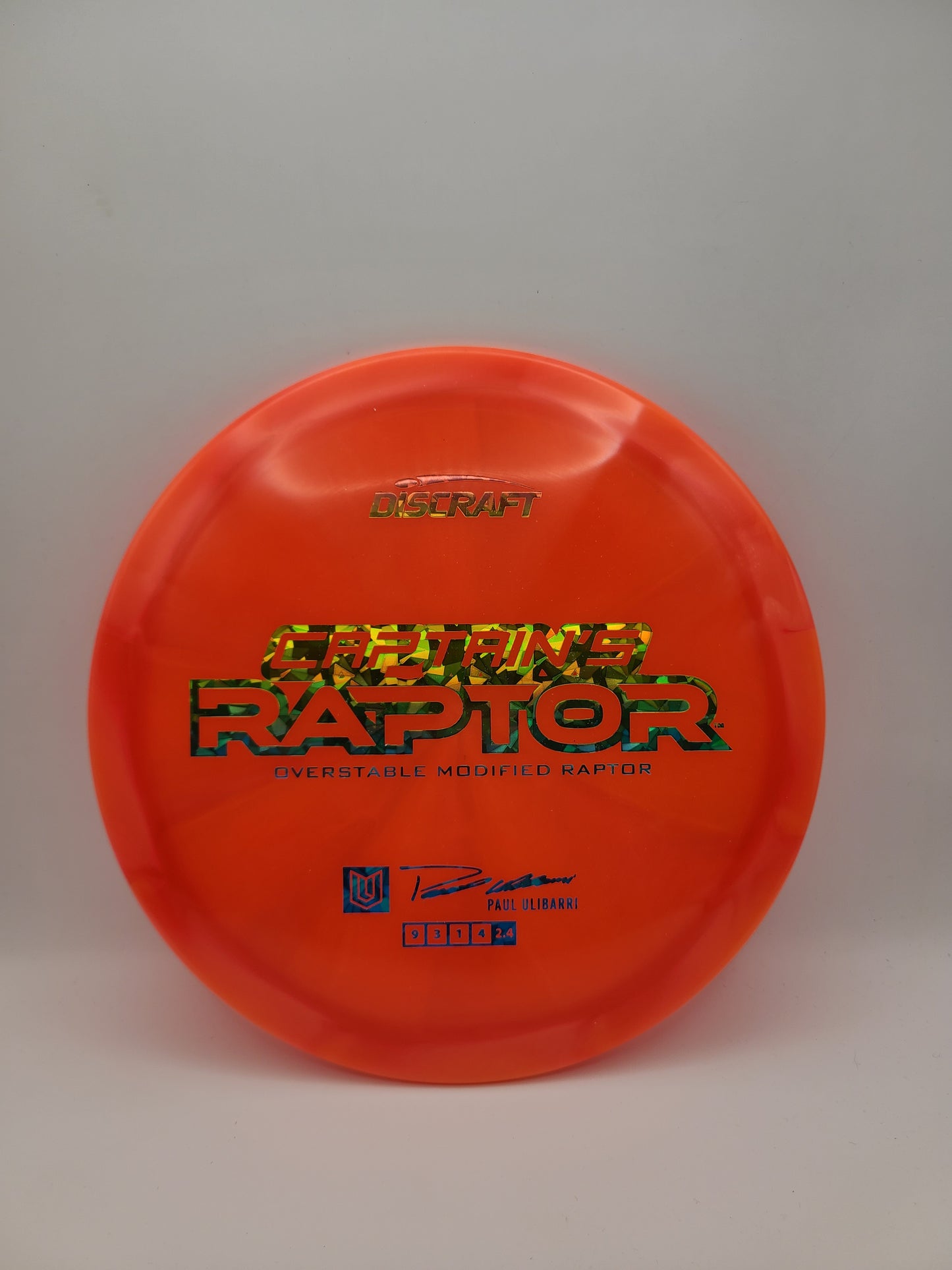 Discraft Captains Raptor 2025 Paul Ulibarri 9/3/1/4