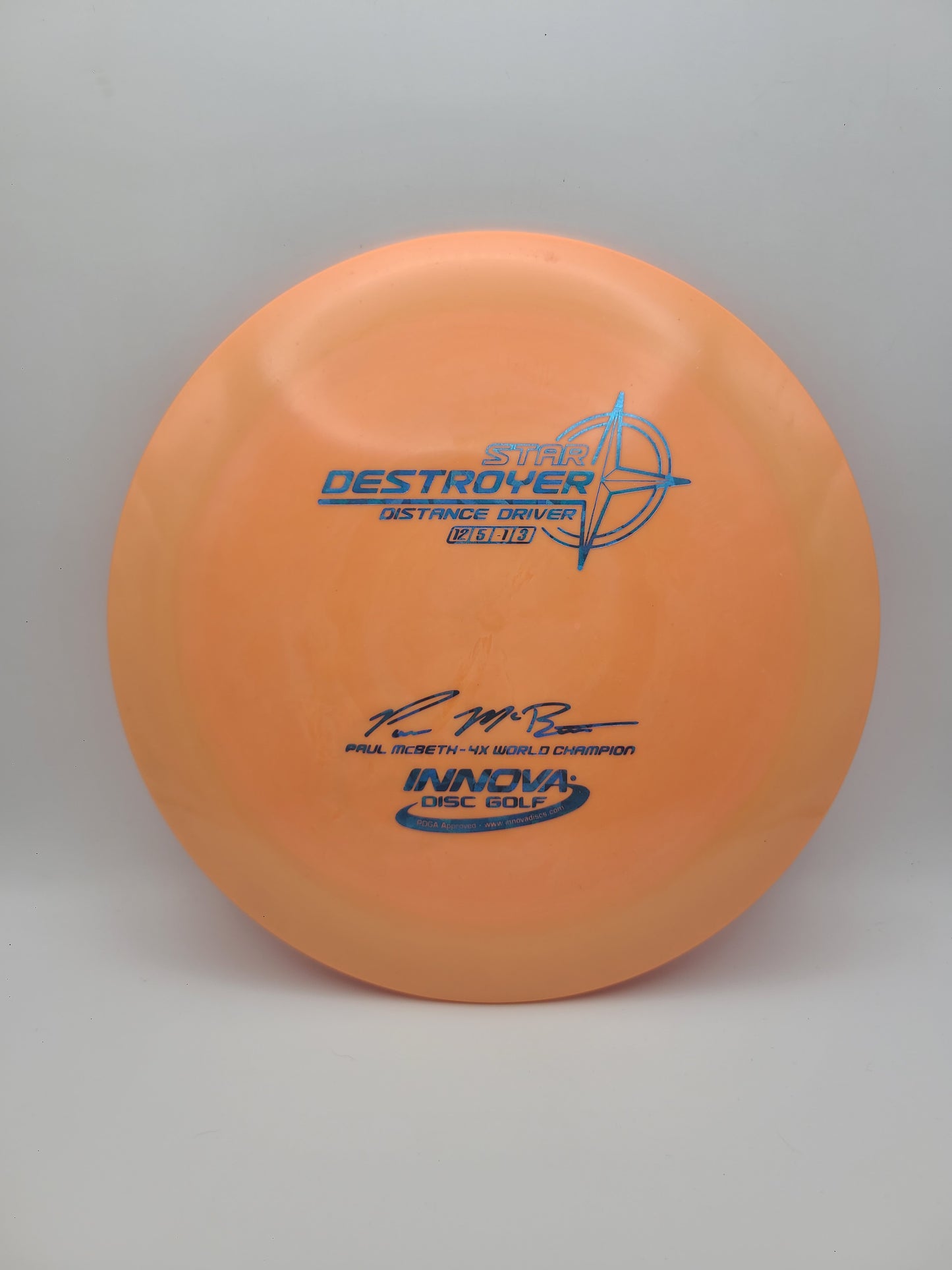 Innova Star Destroyer Paul McBeth 4x - Iron Lion Bottom Stamp 12/5/-1/3 OOP