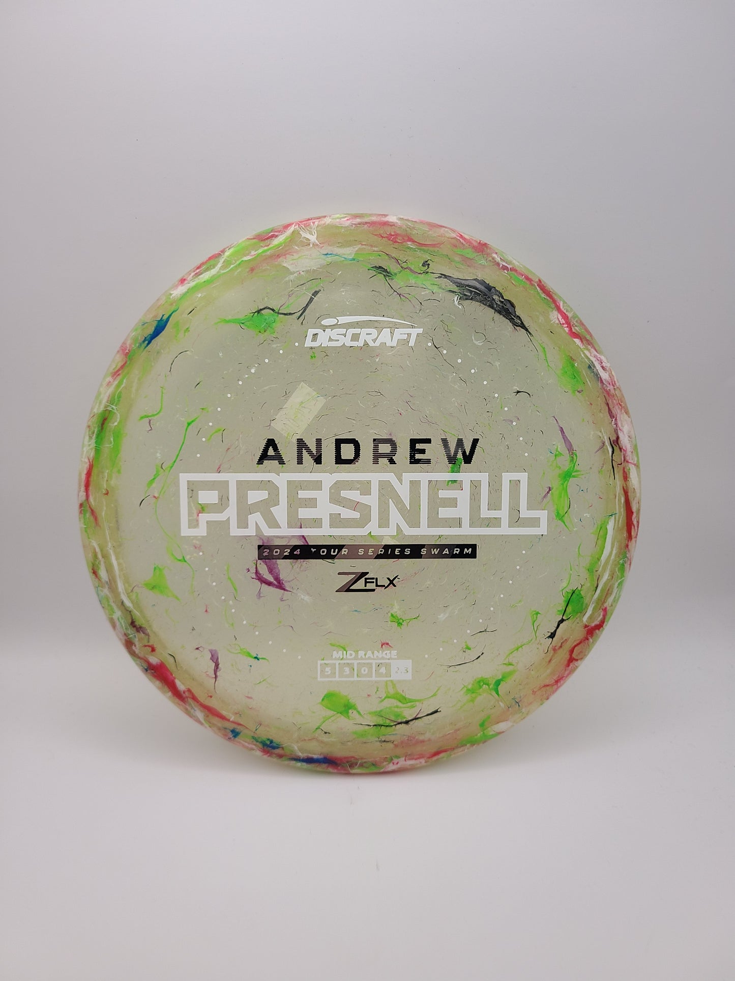 Discraft Jawbreaker Z FLX Swarm Andrew Presnell 2024 Tour Series