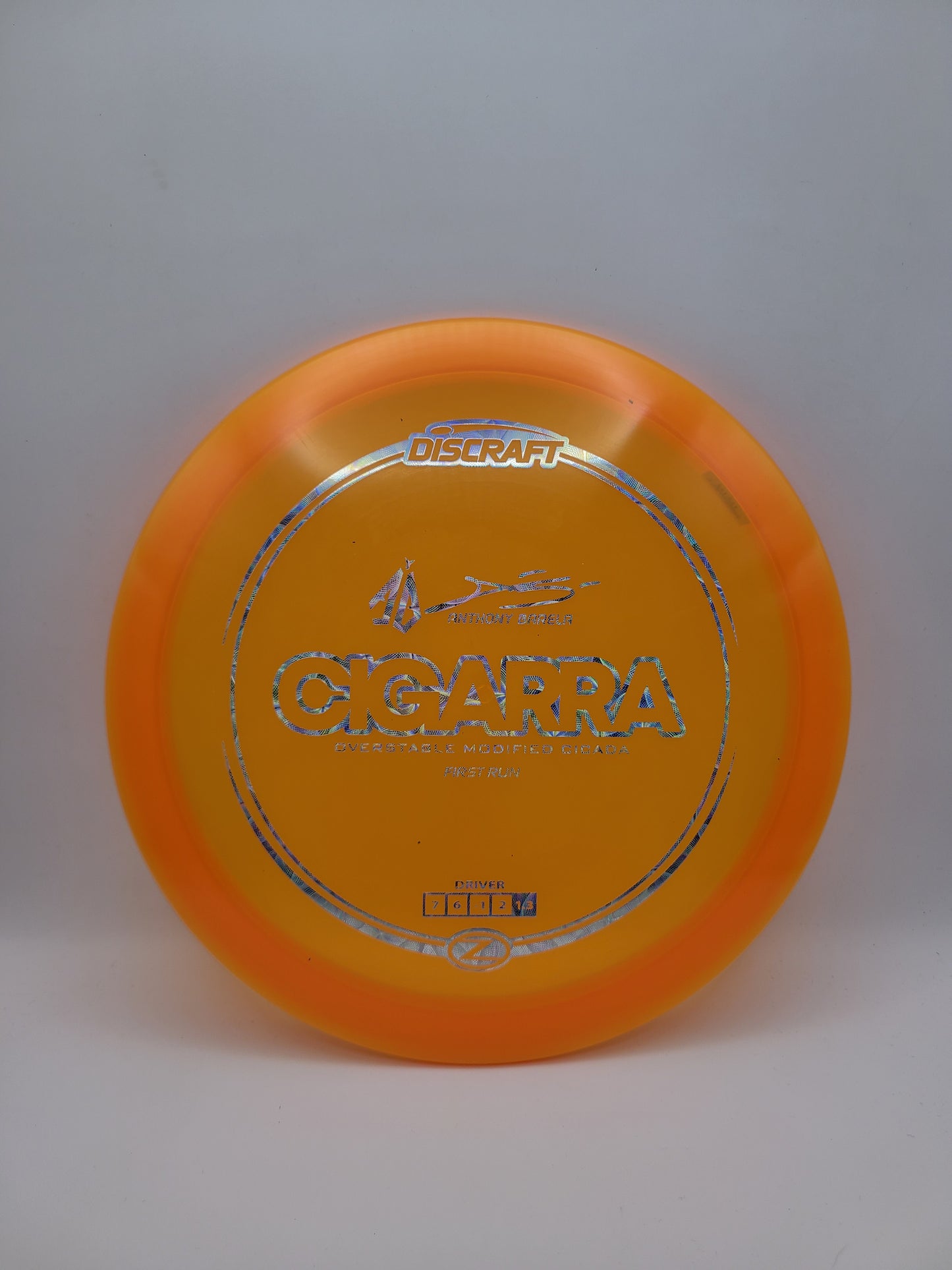 Discraft Z Cigarra First Run 7/6/-1/2 Anthony Barela collab