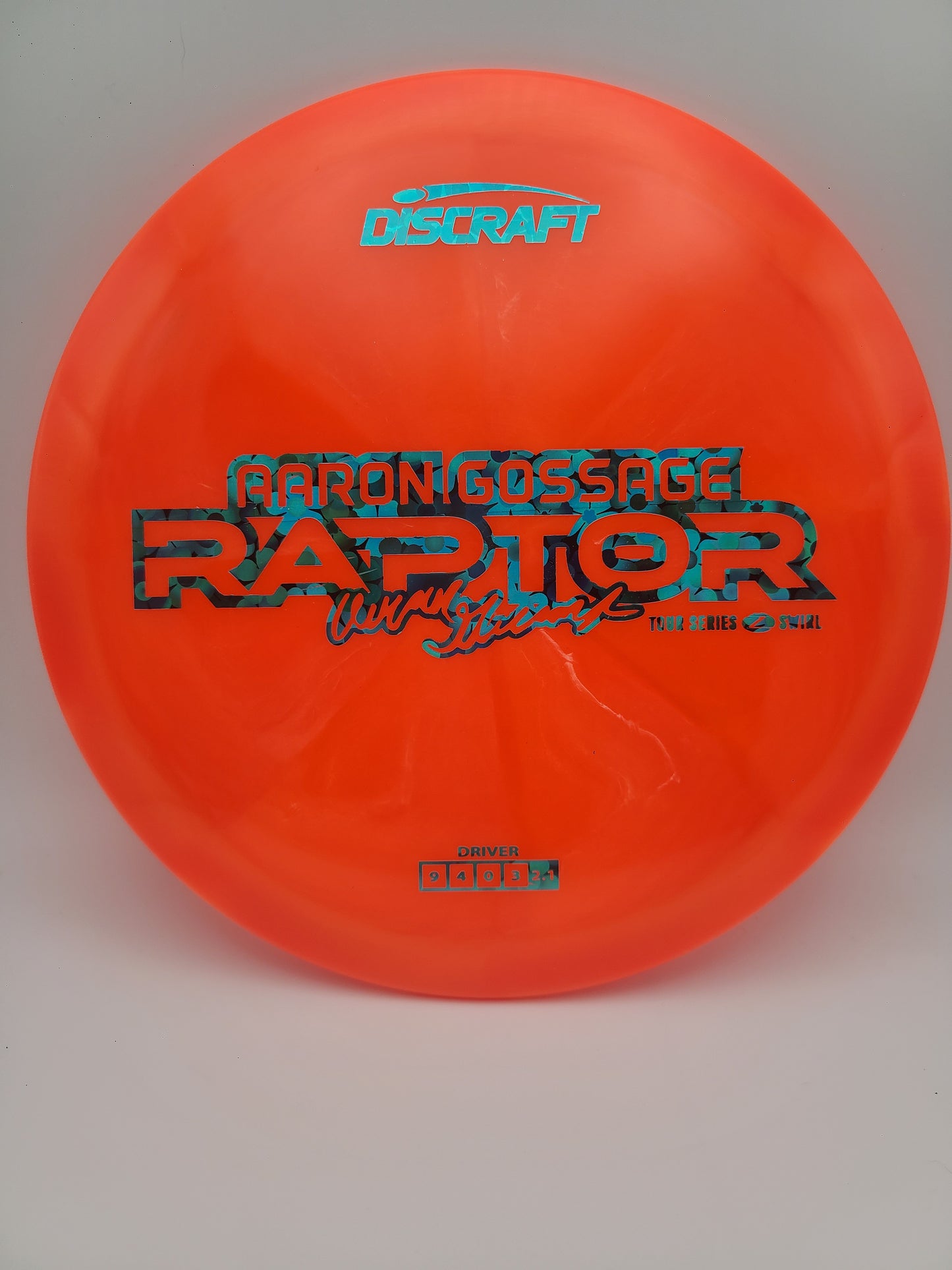 Discraft Z Swirl Raptor Aaron Gossage 2025 Tour Series