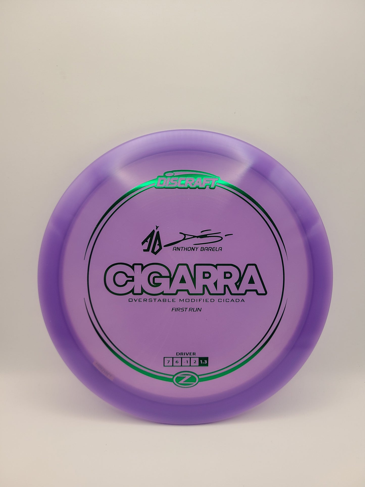 Discraft Z Cigarra First Run 7/6/-1/2 Anthony Barela collab
