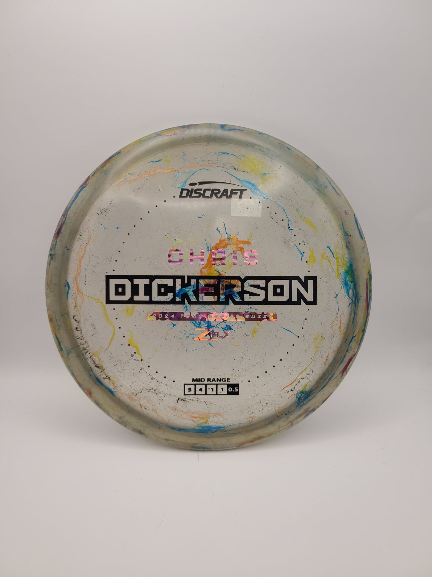 Discraft Jawbreaker Z FLX Buzzz 2024 Chris Dickerson Tour Series