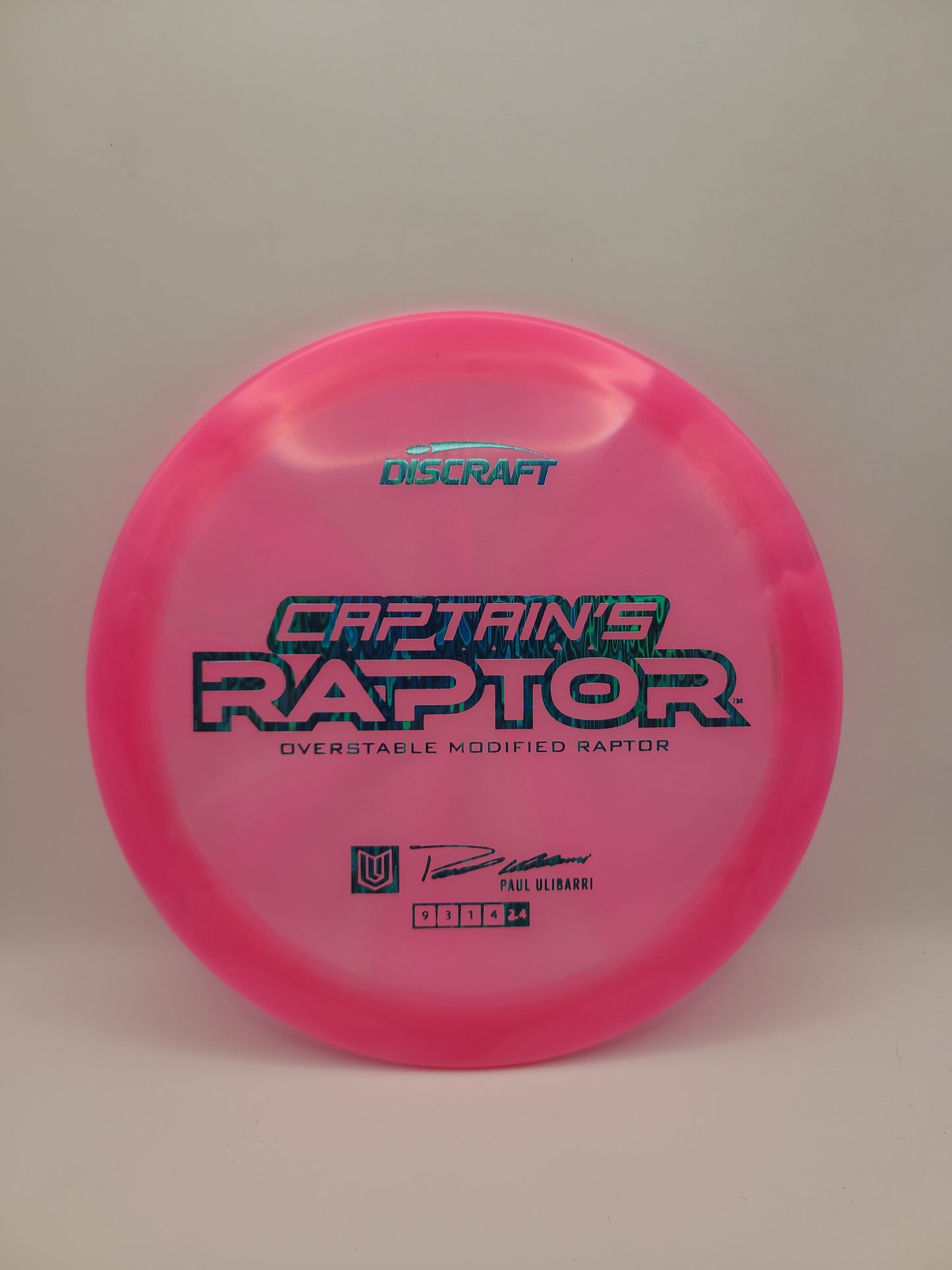 Discraft Captains Raptor 2025 Paul Ulibarri 9/3/1/4