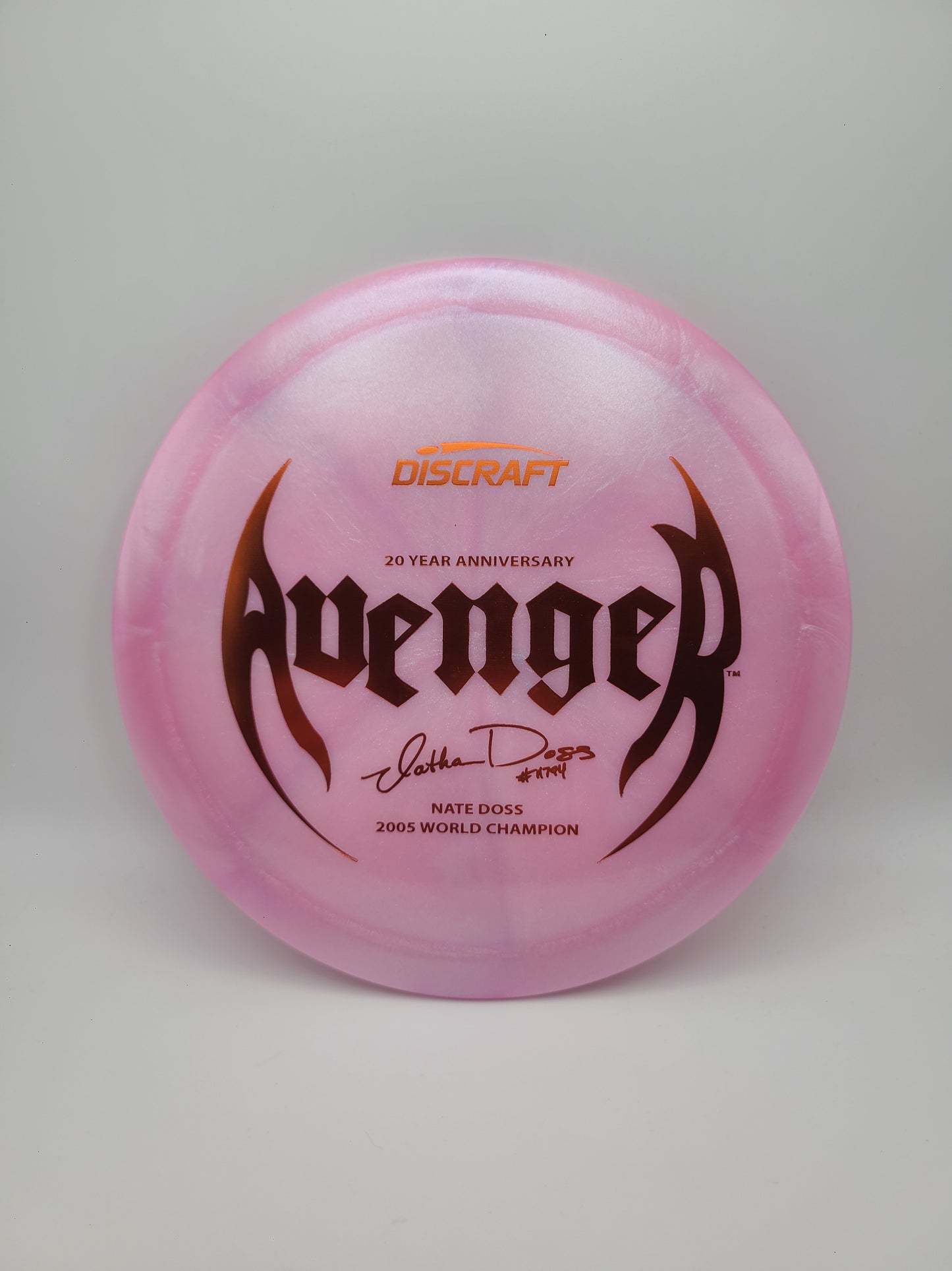 Discraft Z Swirl Avenger Nate Doss 20 yr Anniversary 10/5/0/3