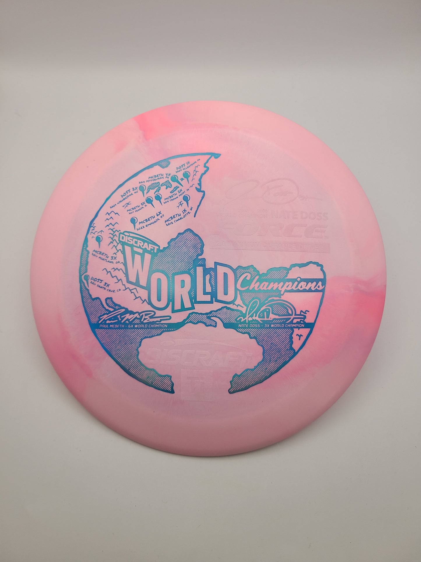 Discraft Titanium Force Nate Doss Paul McBeth Collab