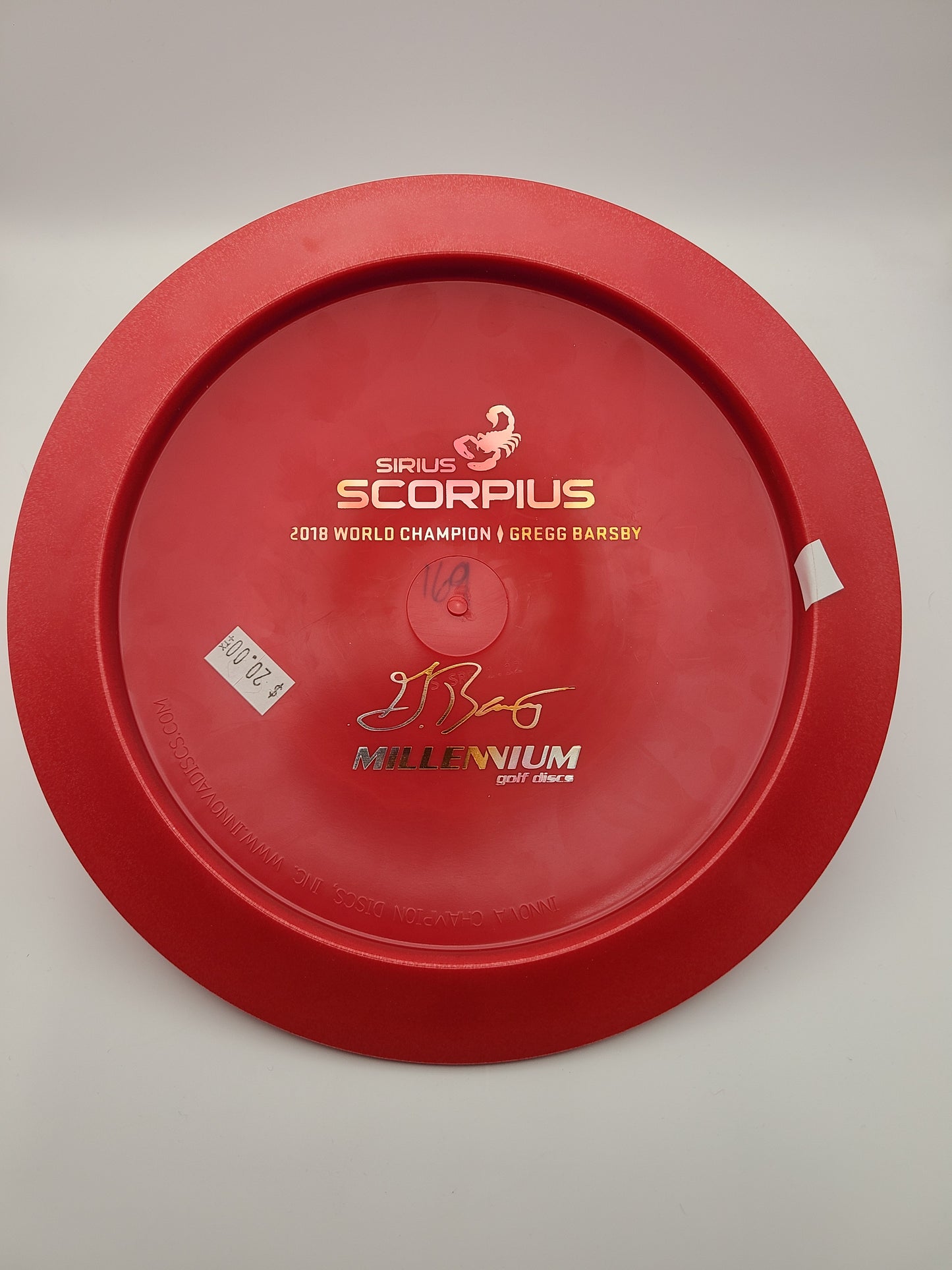 Millennium Sirius Scorpius Gregg Barsby Signature Series 12/5/-1/3 1.12
